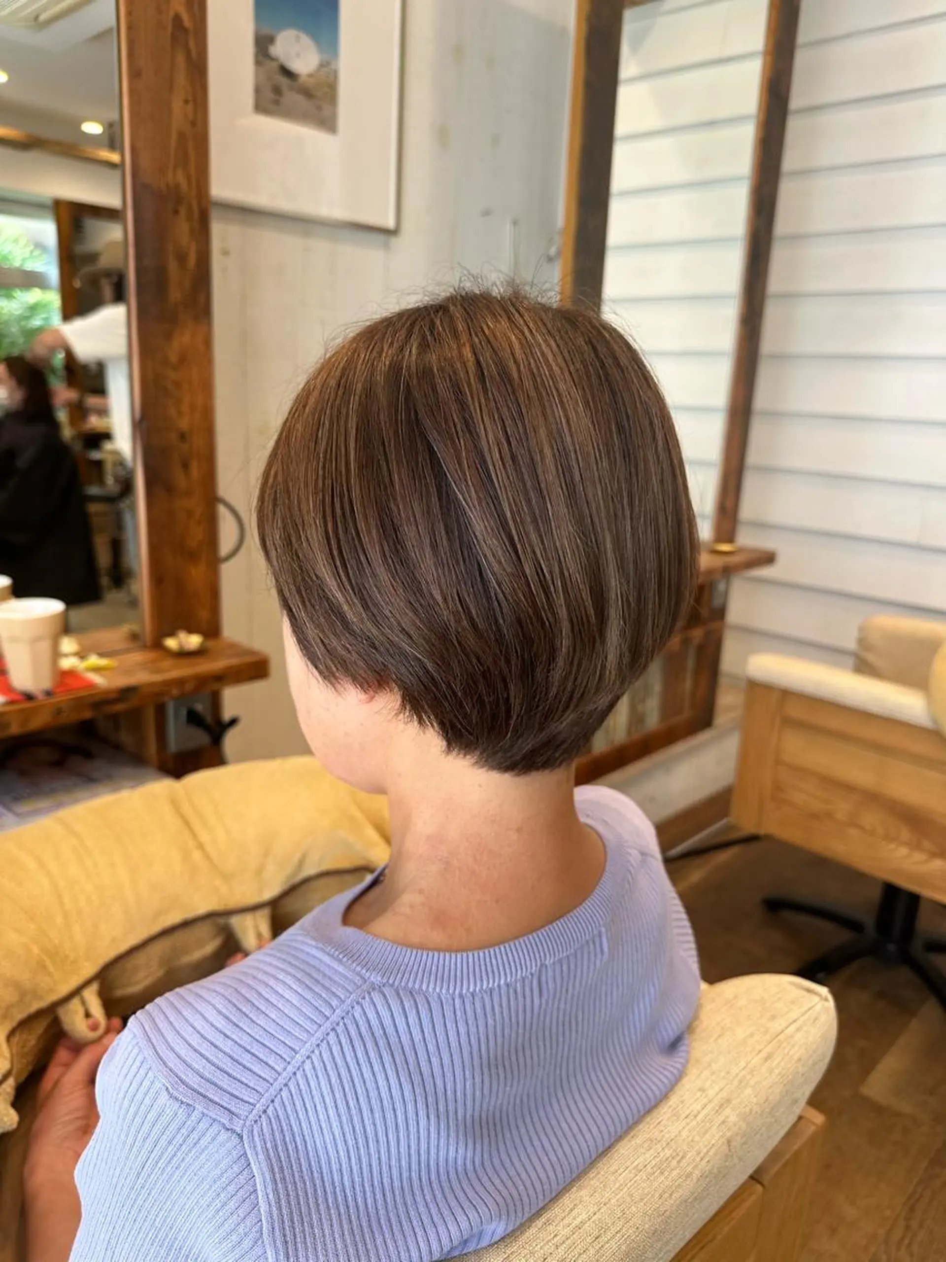 ショート sand&rose所属・逗子、パーマスタイル ナオイカイラのヘアスタイル