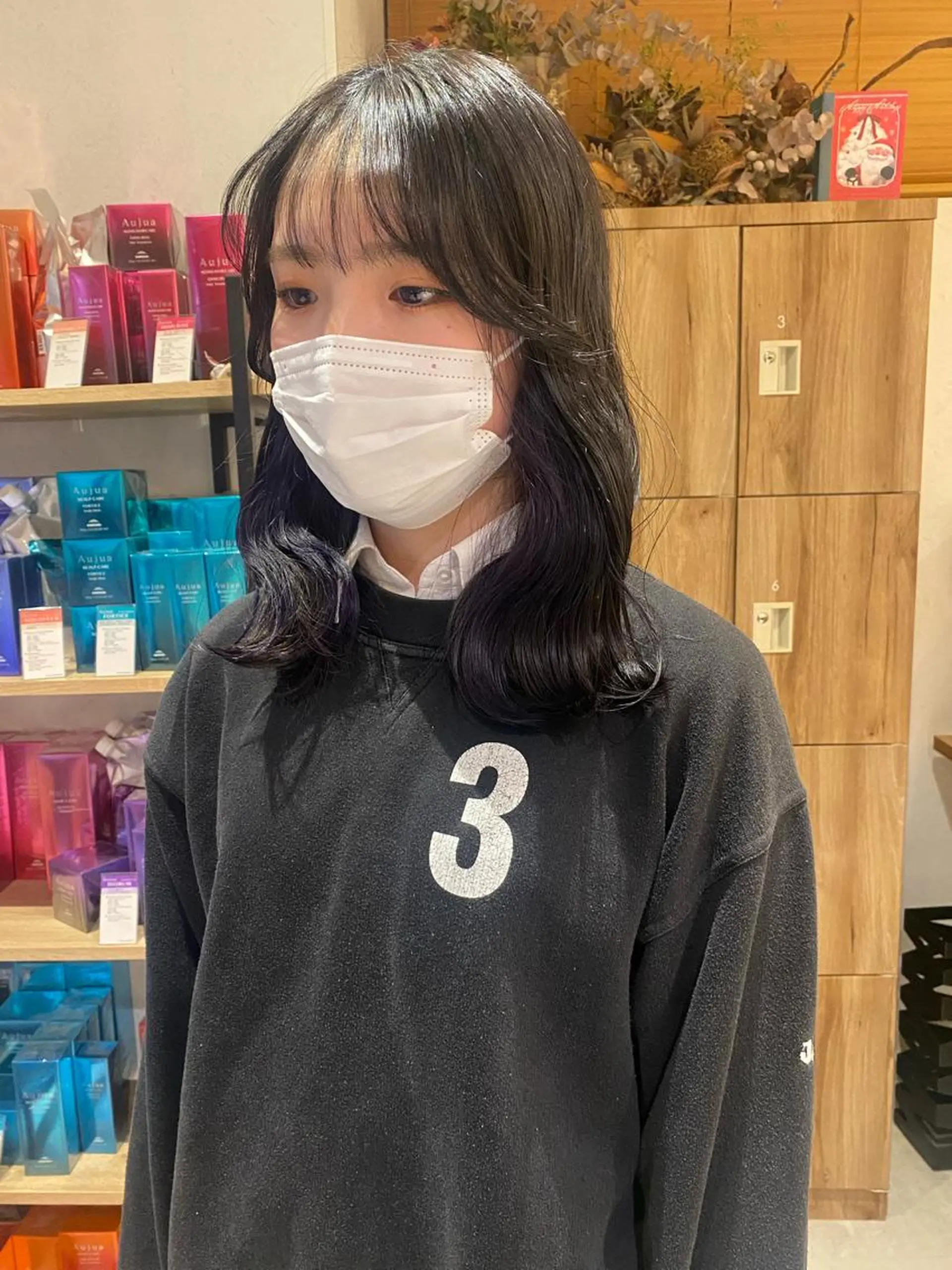 ミディアム カラー ヘアカラー トリートメント ヘッドスパ パーマ指名No1 /namiのヘアスタイル