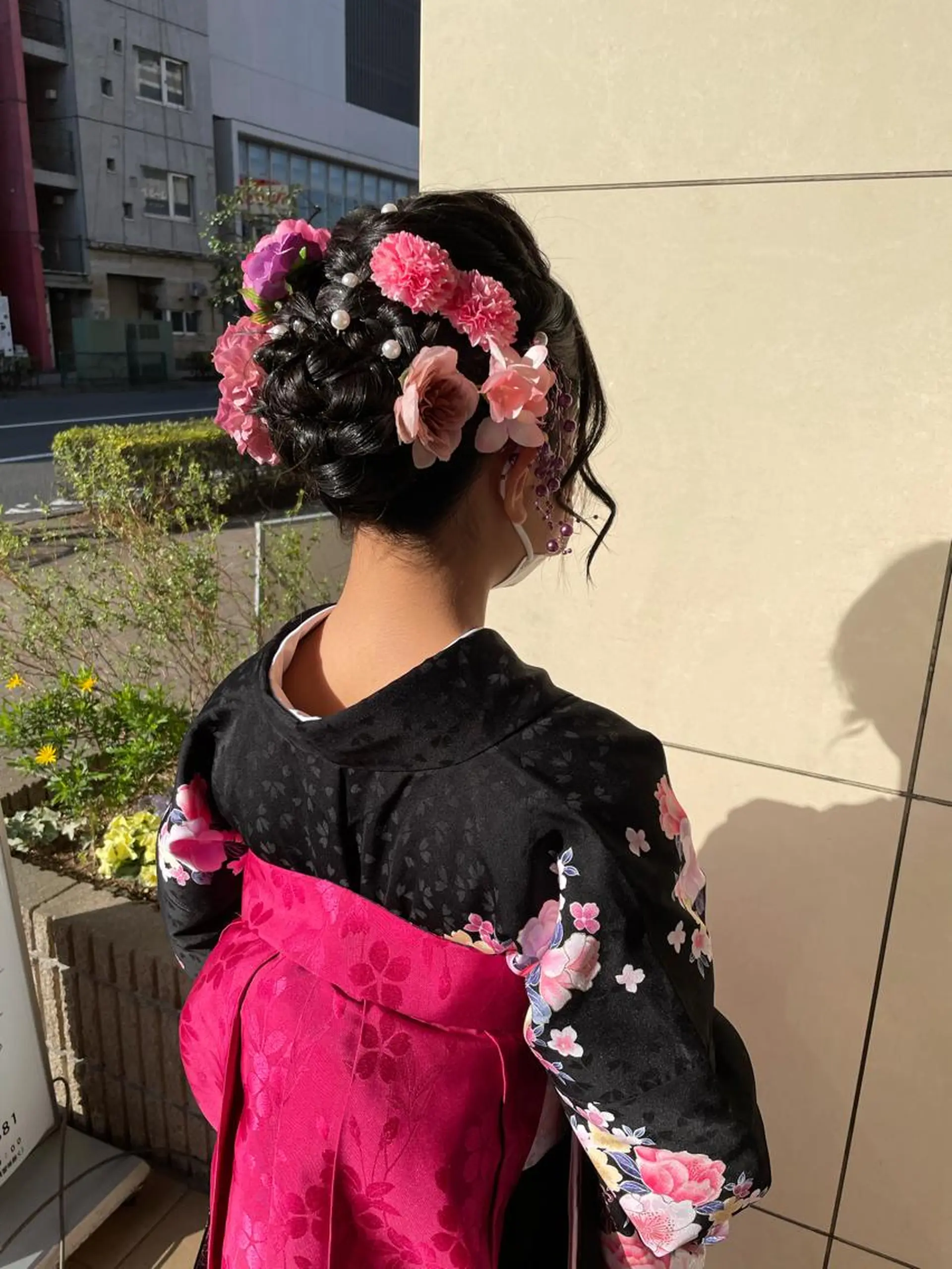 ヘアアレンジ 内田温子大人女性 ハイライト、ボブのヘアスタイル