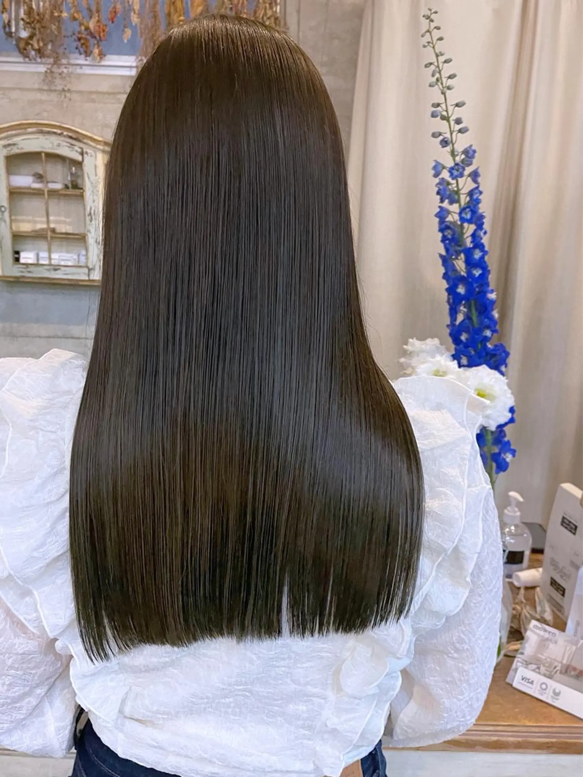 ロング カラー パーマ ヘアアレンジ ヘアカラー パーマ トリートメント 南堀江 möwen ( メーヴェ )所属・mowen RUIのヘアスタイル