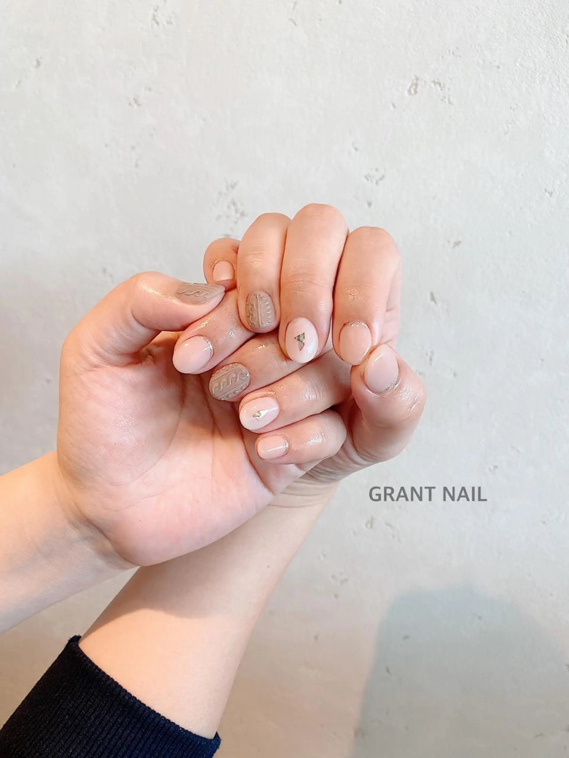 ネイル アートネイル クリアネイル ジェルネイル ニュアンスネイル GRANT NAIL 岩出店のネイルデザイン