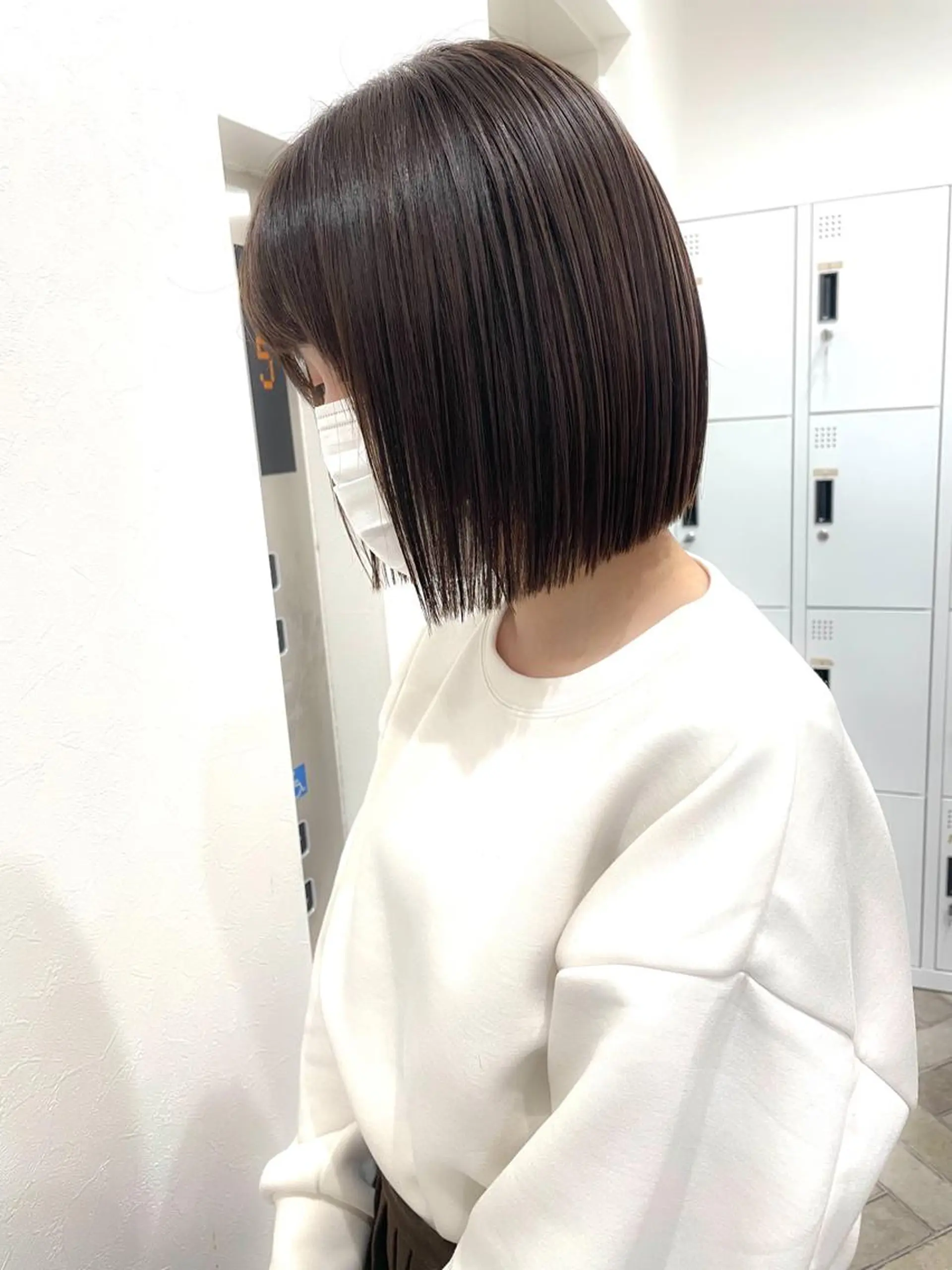 ショート カラー 髪質改善 中川　翔のヘアスタイル