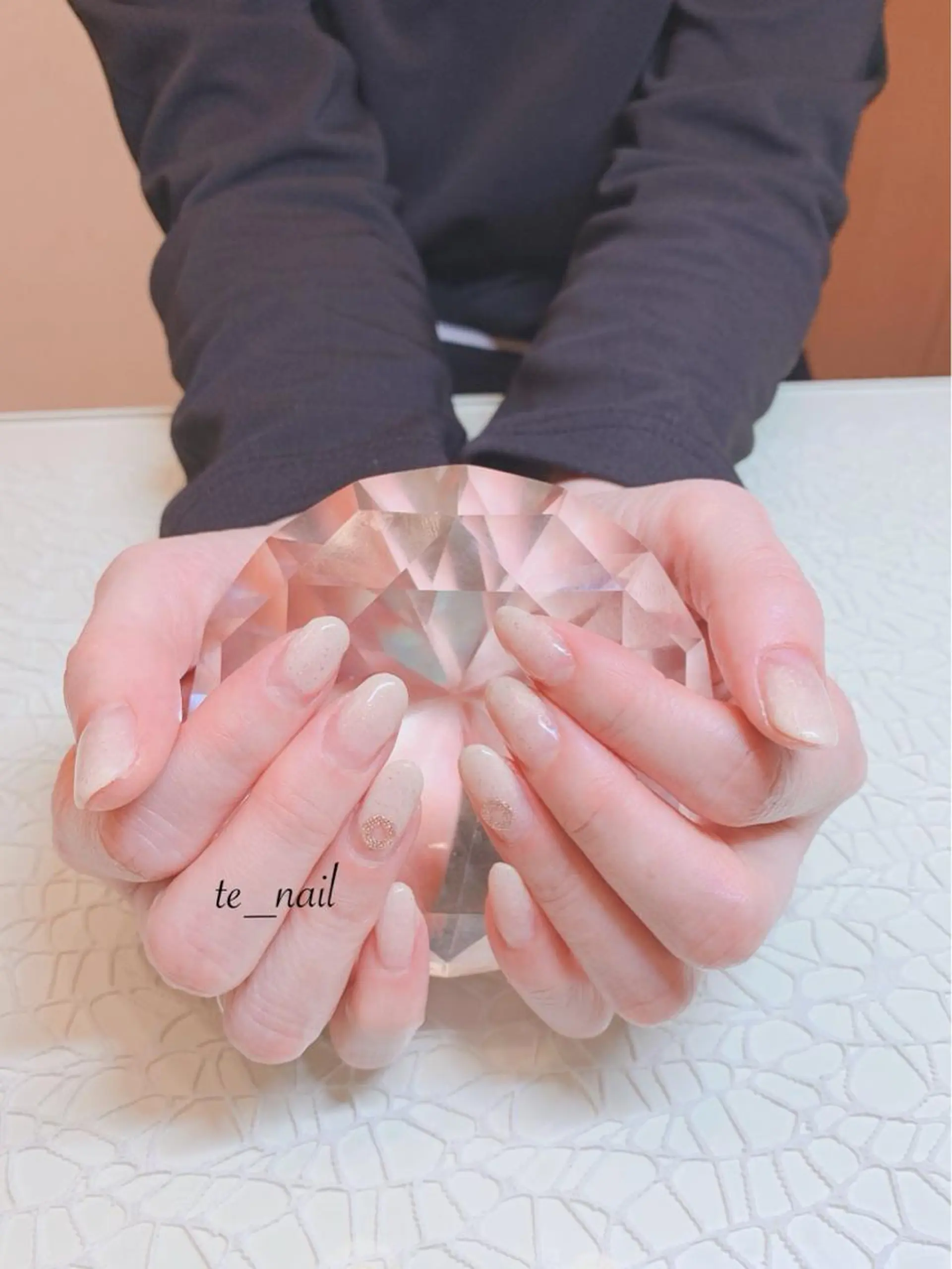 ネイル ゴールド グラデーション シンプルネイル ｔe_ nailのネイルデザイン