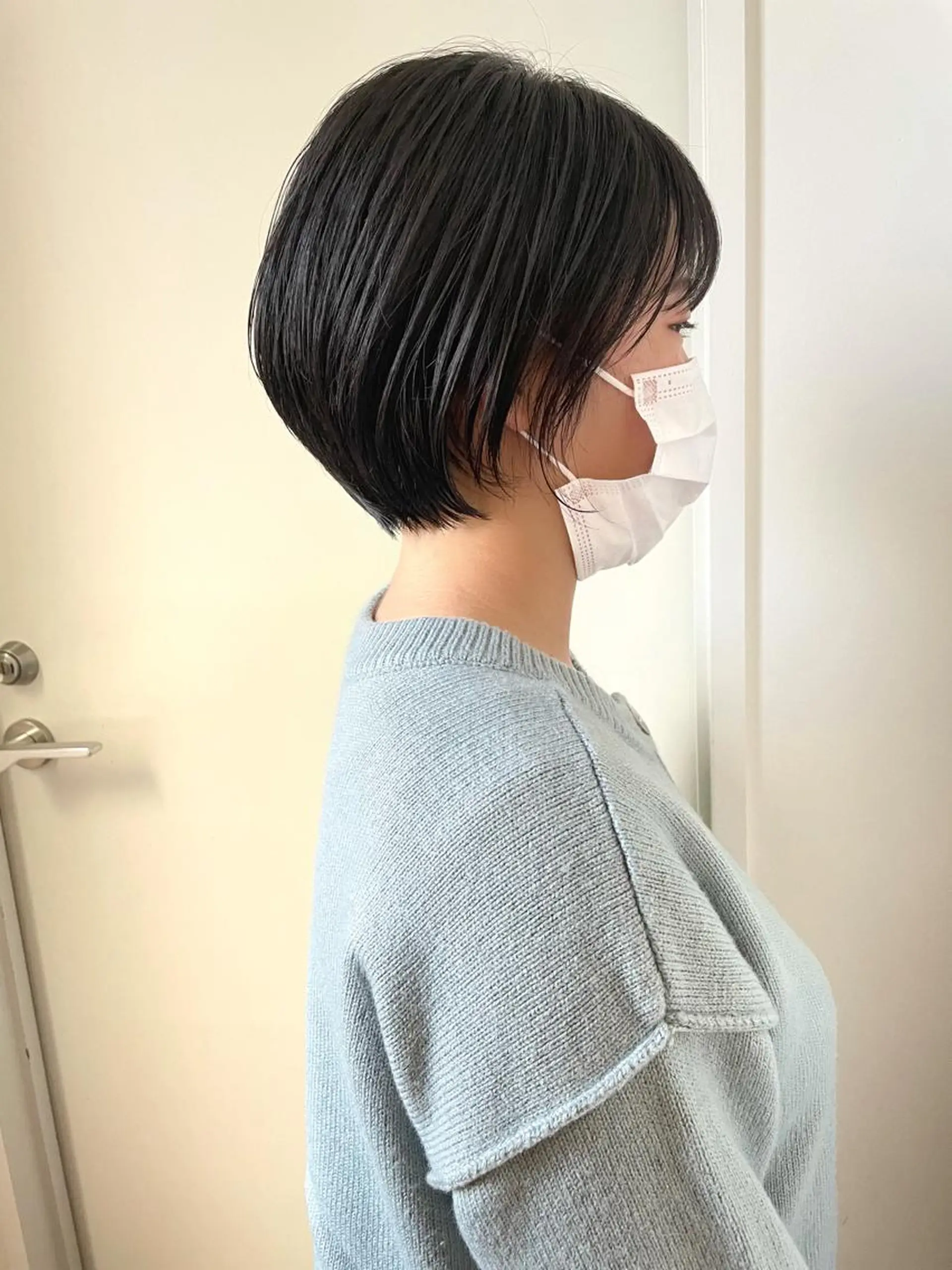 ショート カラー アッシュ ダブルカラー ハイライトカラー ハイトーンカラー イルミナカラー 江上拓郎/ショート /酸性ストレートのヘアスタイル