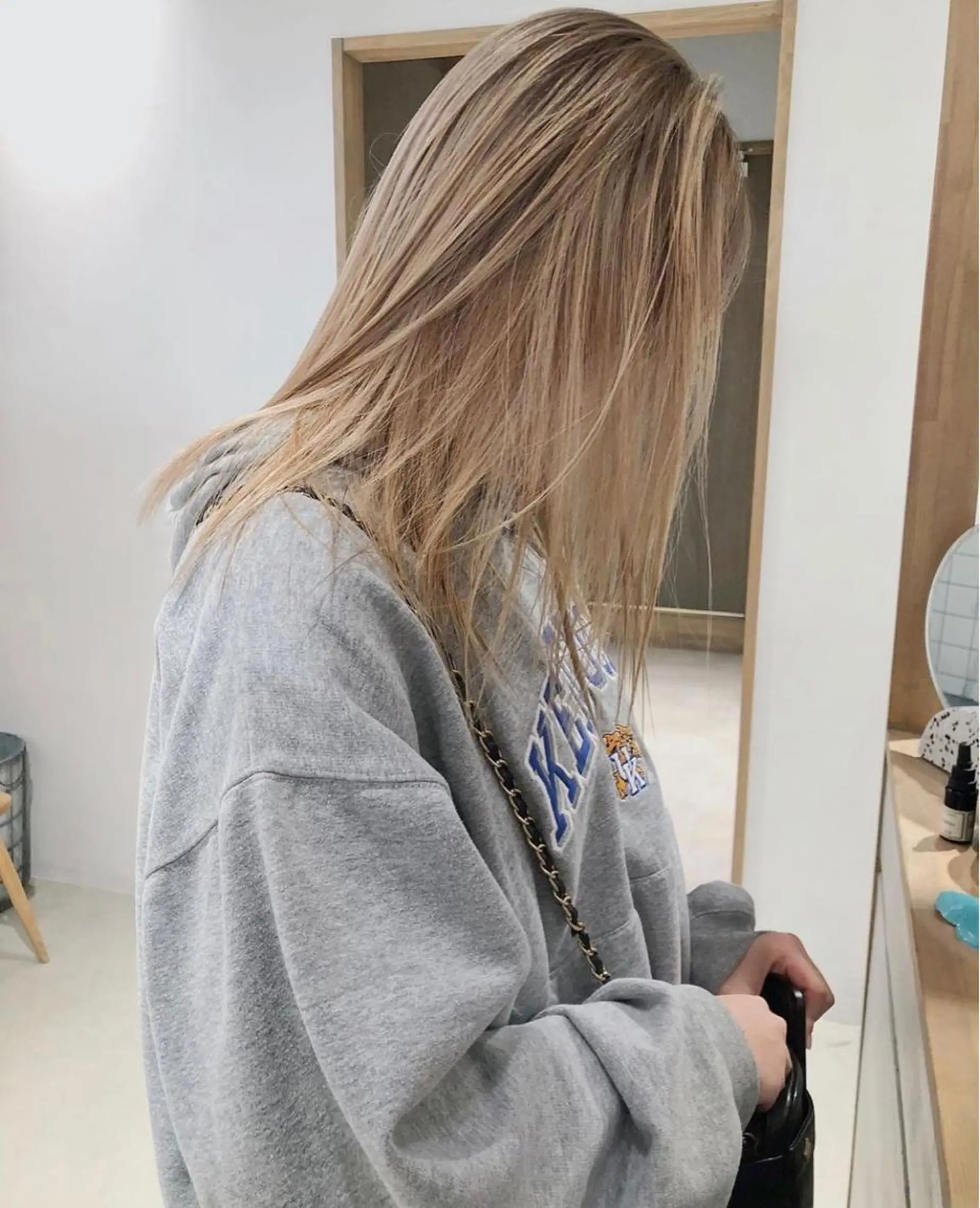 ミディアム カラー ヘアアレンジ カット ヘアカラー トリートメント ボブ/プツボブ tsumuguのヘアスタイル