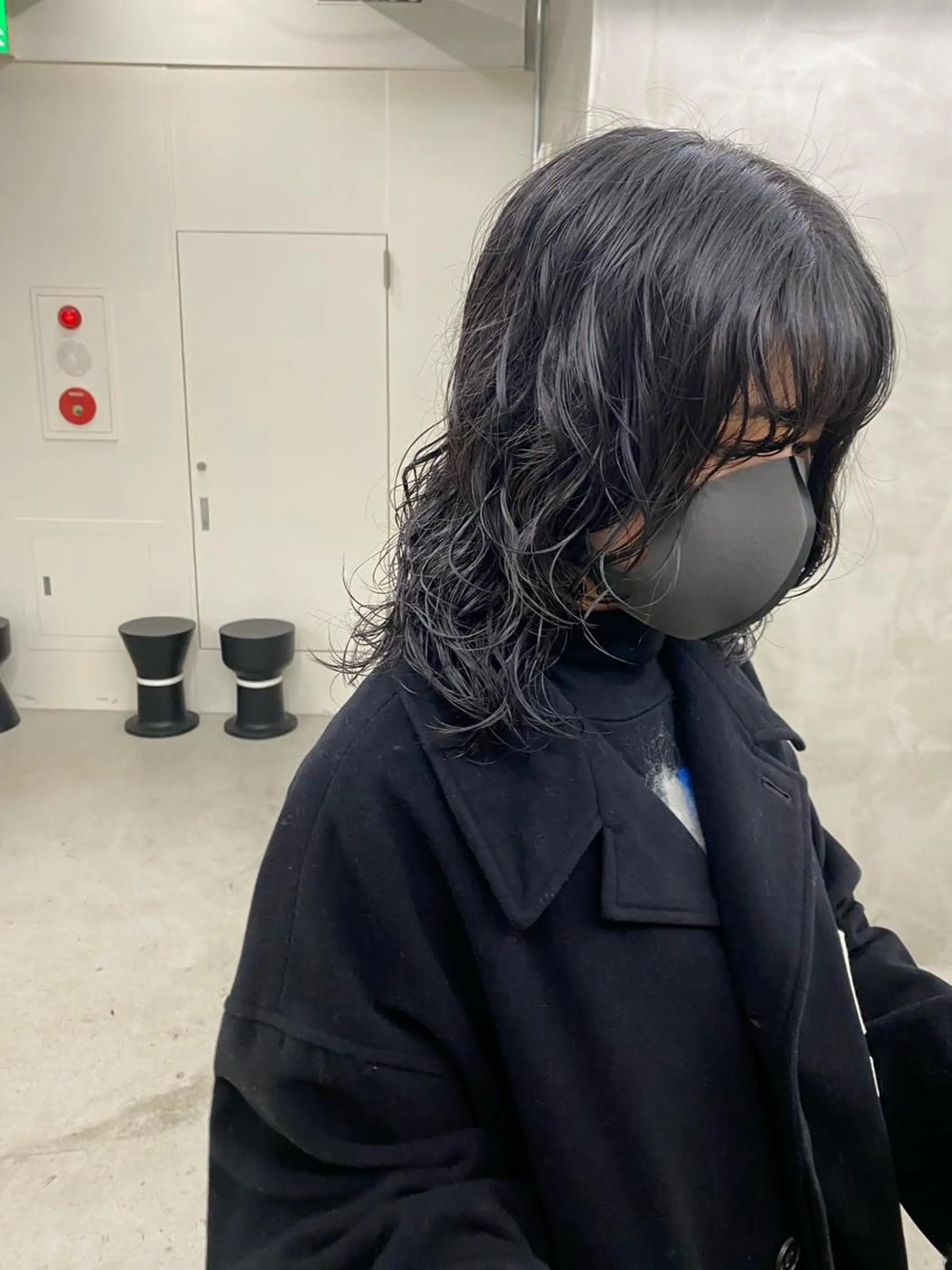 ミディアム カラー ミディアムパーマ バレイヤージュ ブリーチ ケアブリーチ デザインカラー yiye 青山所属・無料カットモデル募集 🌱ひょうがのヘアスタイル