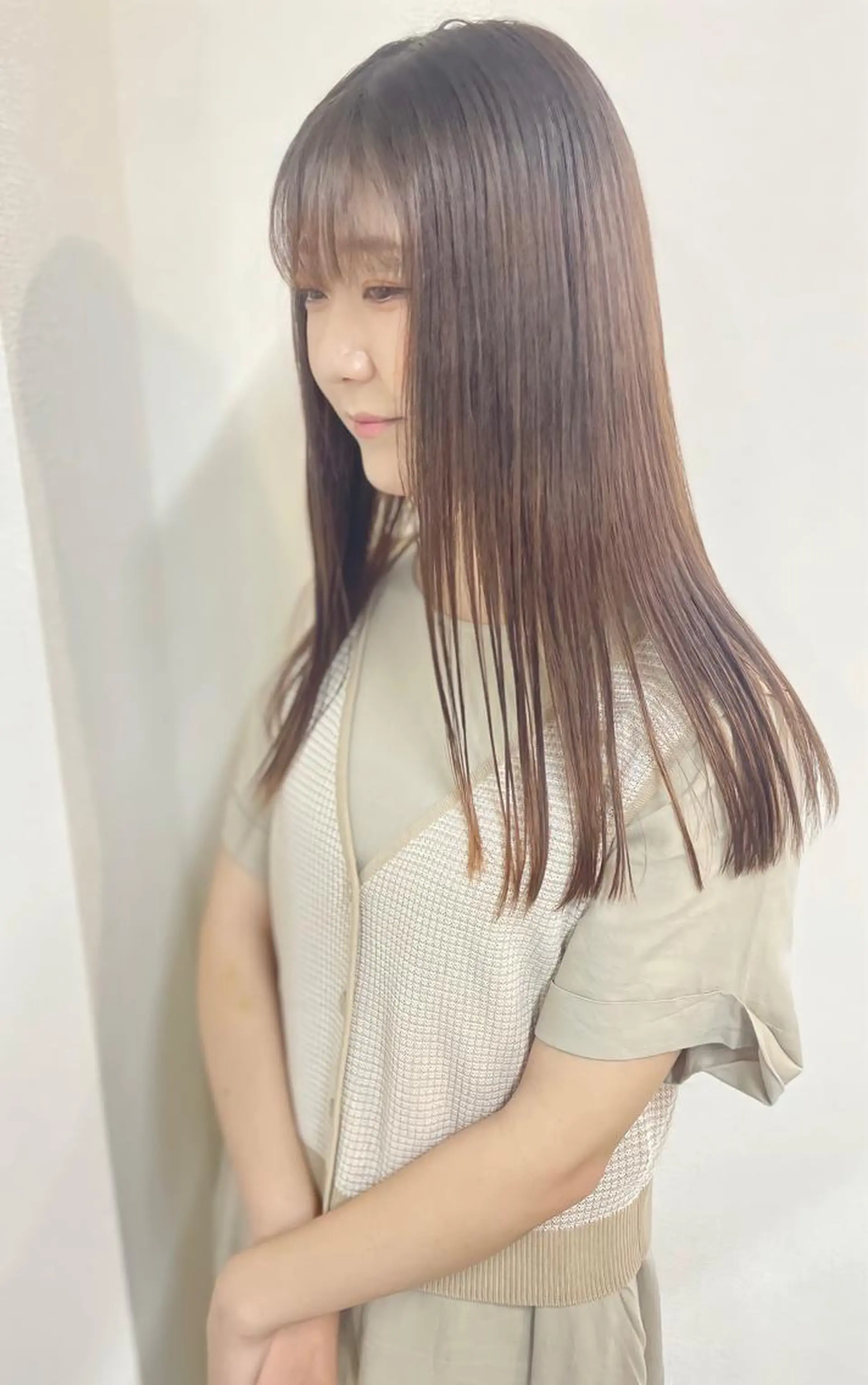 ロング カラー ケアブリーチ /髪質 改善/古橋圭史郎のヘアスタイル