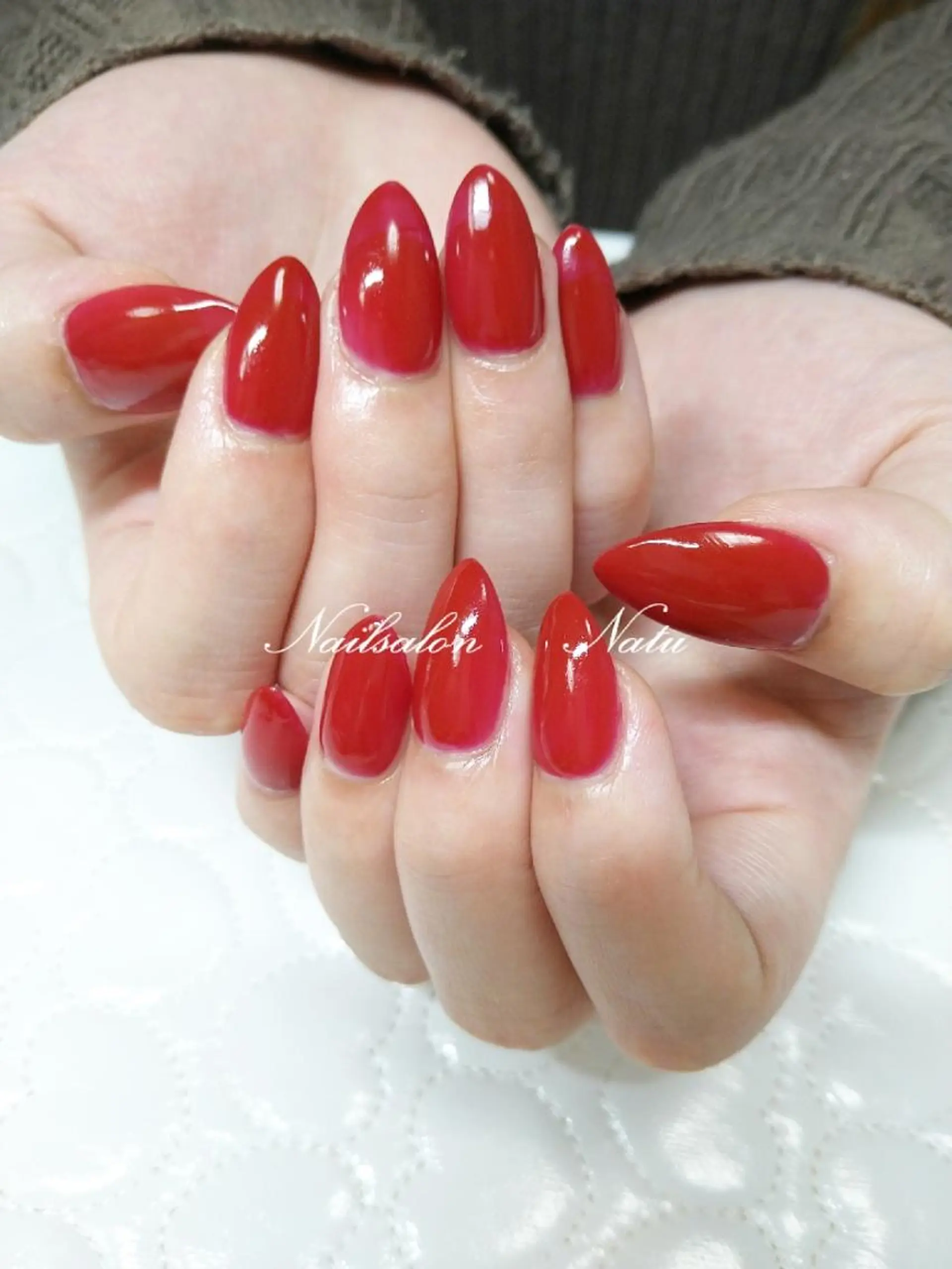 ネイル 長さ出し ショートネイル nailsalon Natuのネイルデザイン