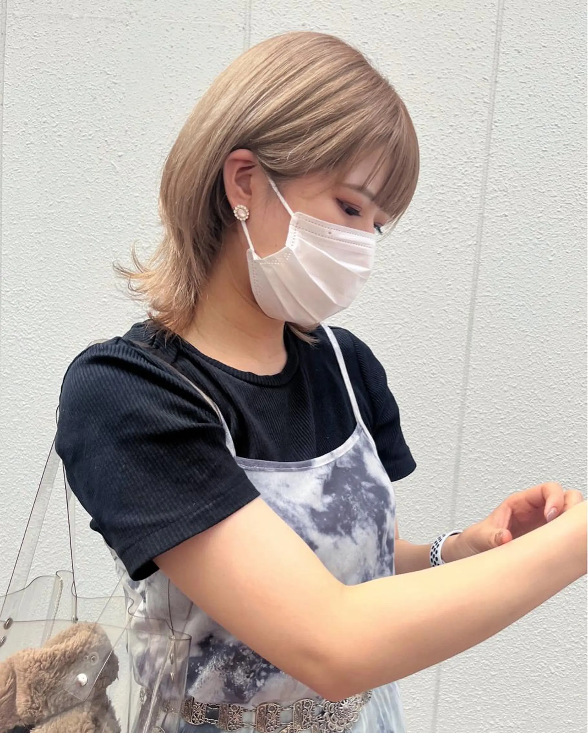 セミロング カラー ヘアアレンジ ブリーチなし/ レイヤー🌿runaのヘアスタイル