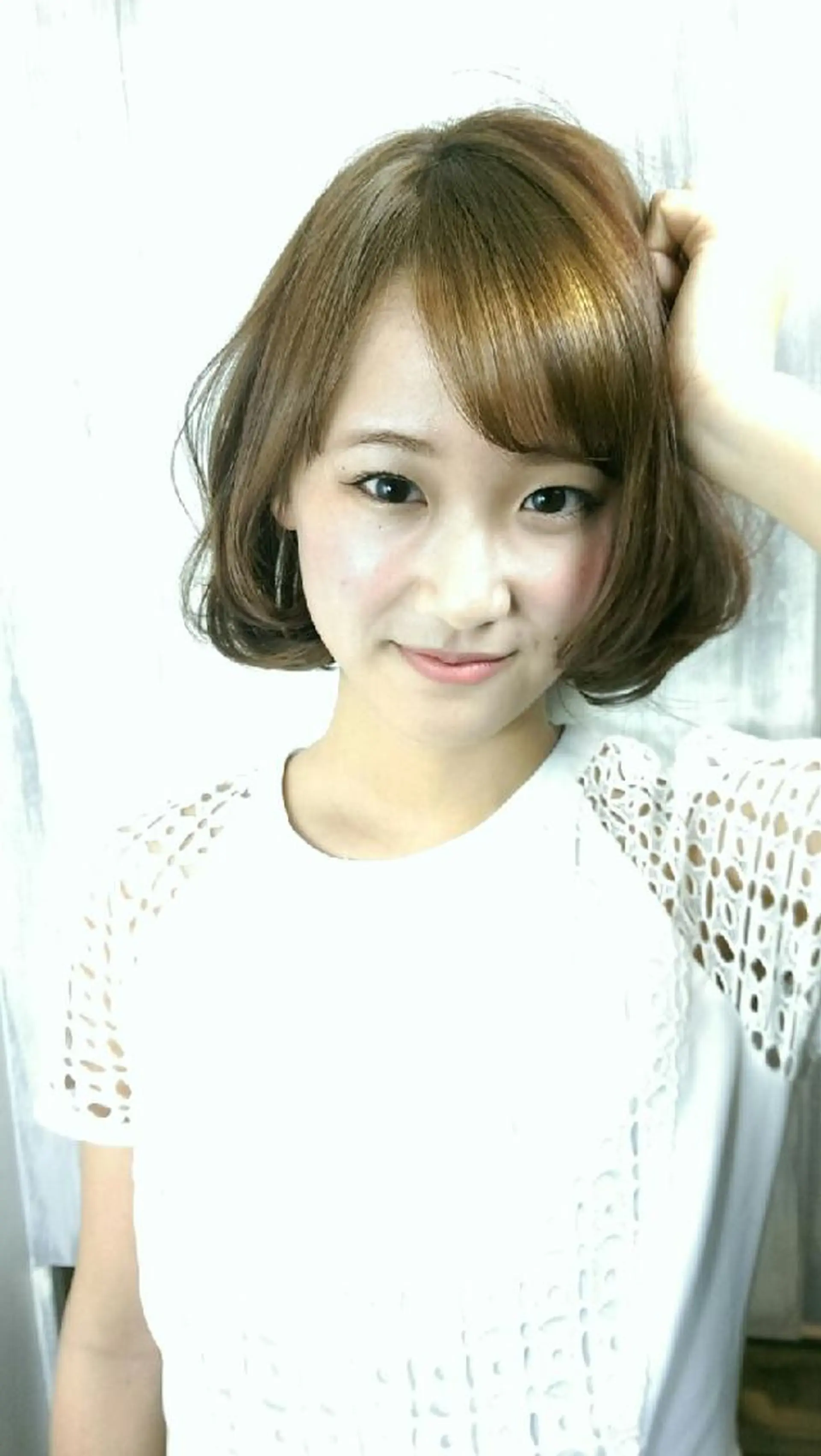 ミディアム カット Homie 所属・★竹本 千春★のヘアスタイル