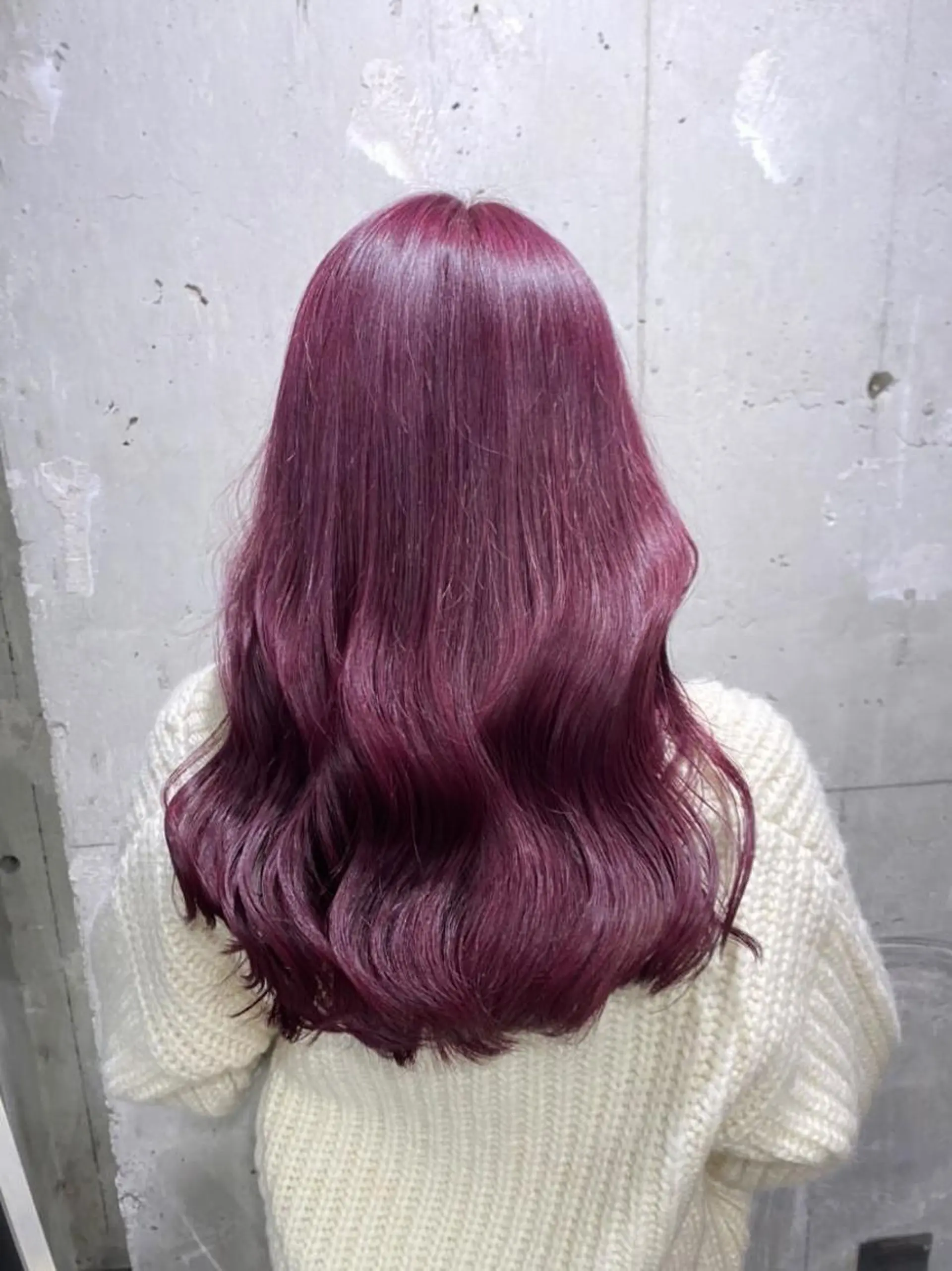 セミロング カラー ラベンダーカラー ピンクカラー ピンクラベンダー カット ヘアカラー トリートメント ヘアセット 透明感カラー🤍 Kaitoのヘアスタイル