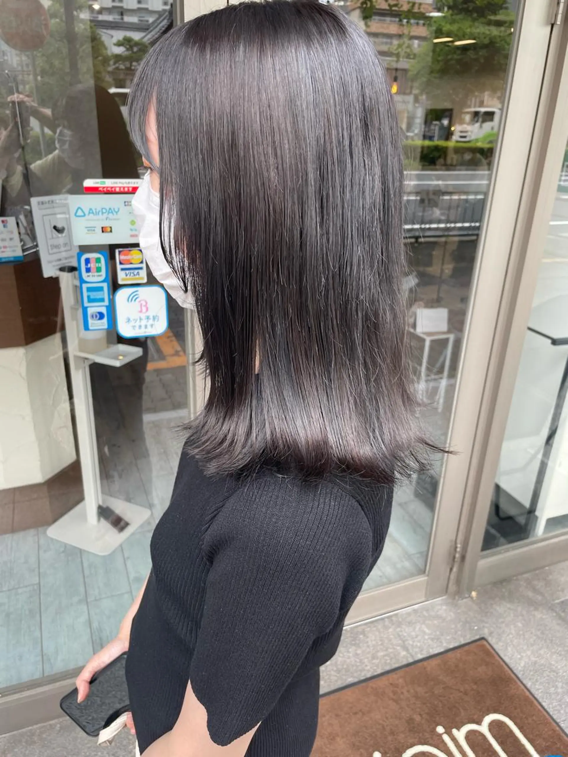 セミロング カラー ヘアカラー トリートメント 高橋 みく/ minim 暖色のヘアスタイル