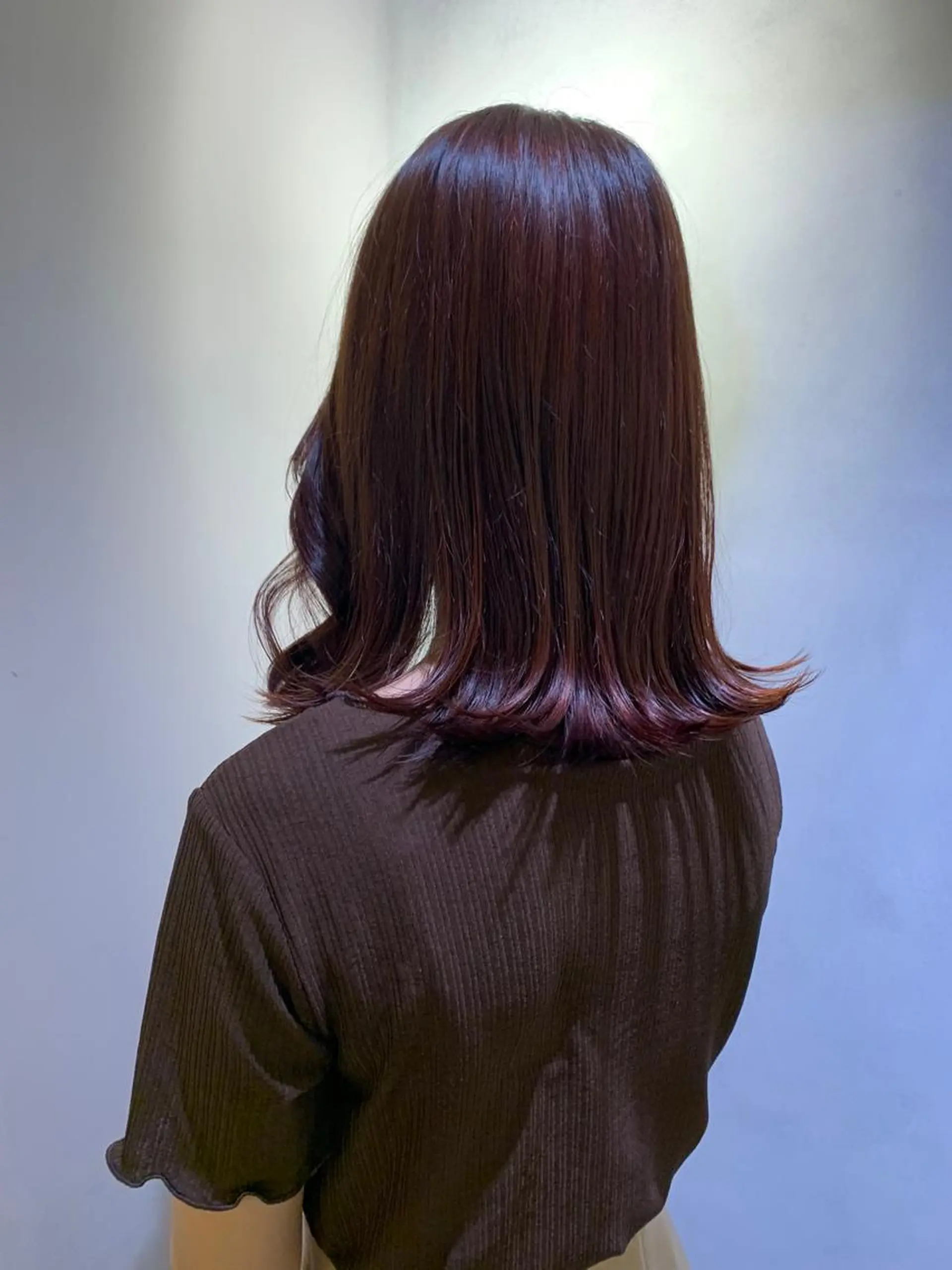 ミディアム カラー Door代官山所属・詩織/パーマ /代官山のヘアスタイル