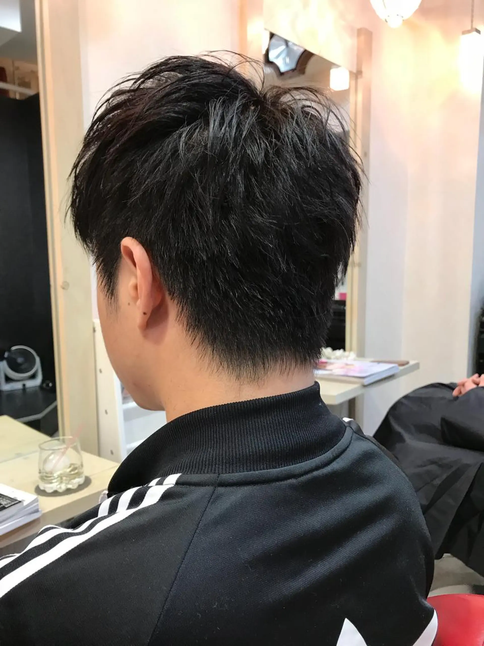 ショート カラー メンズ 渋谷宮益坂 omoのヘアスタイル