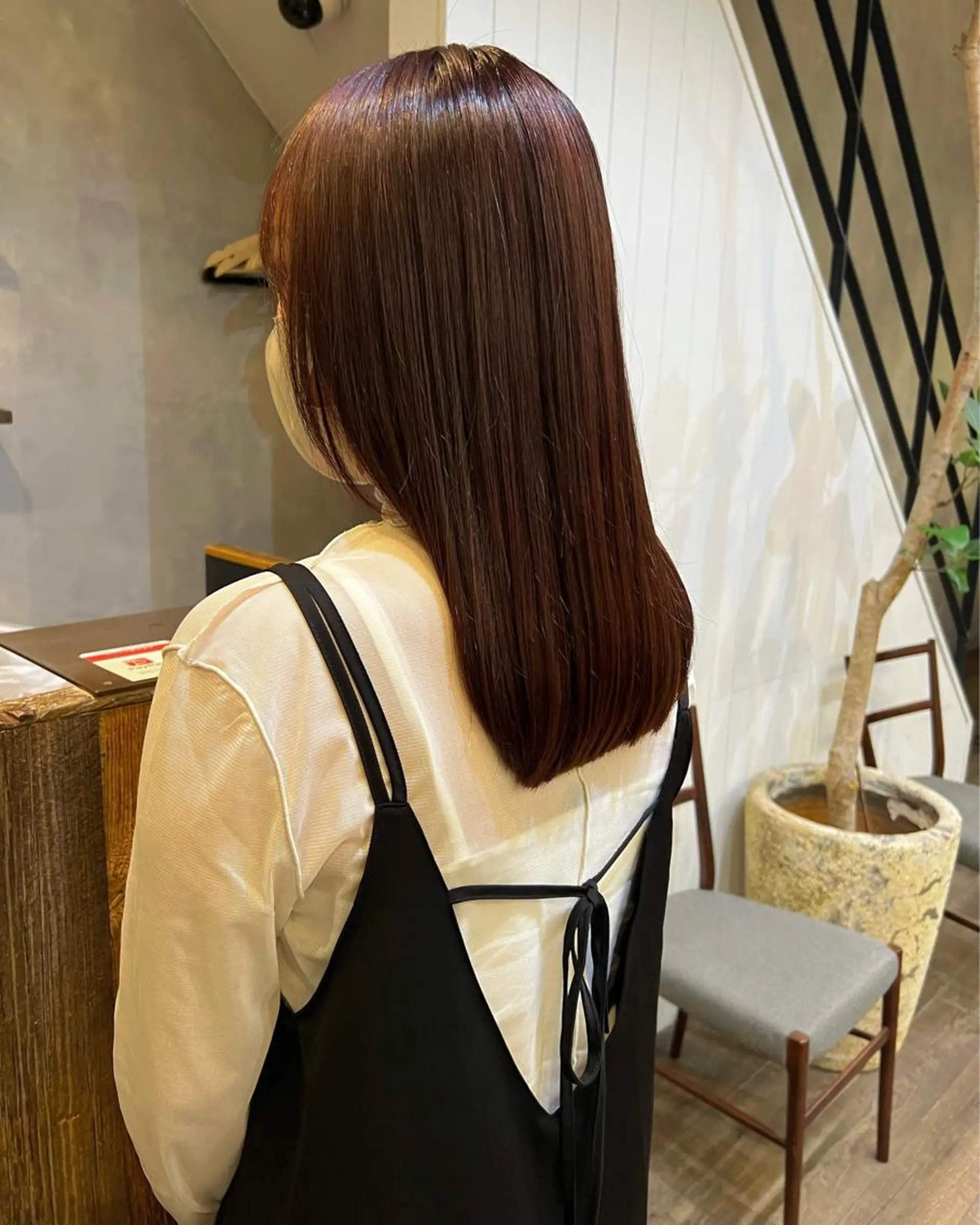 セミロング パーマ 滝内 佑弥のヘアスタイル