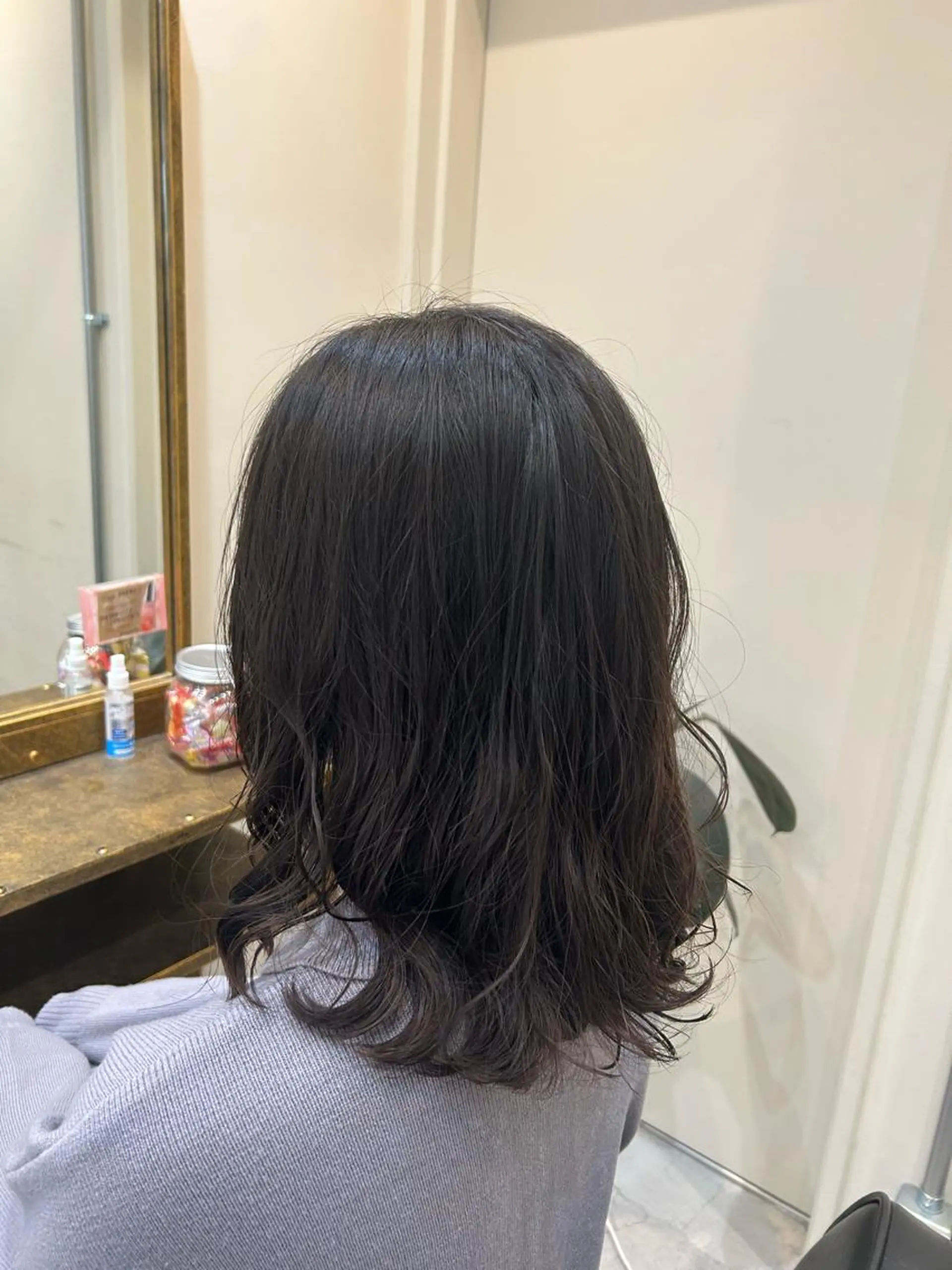 ミディアム ミディアムパーマ 丸みショート/新宿 /みづき🐏のヘアスタイル