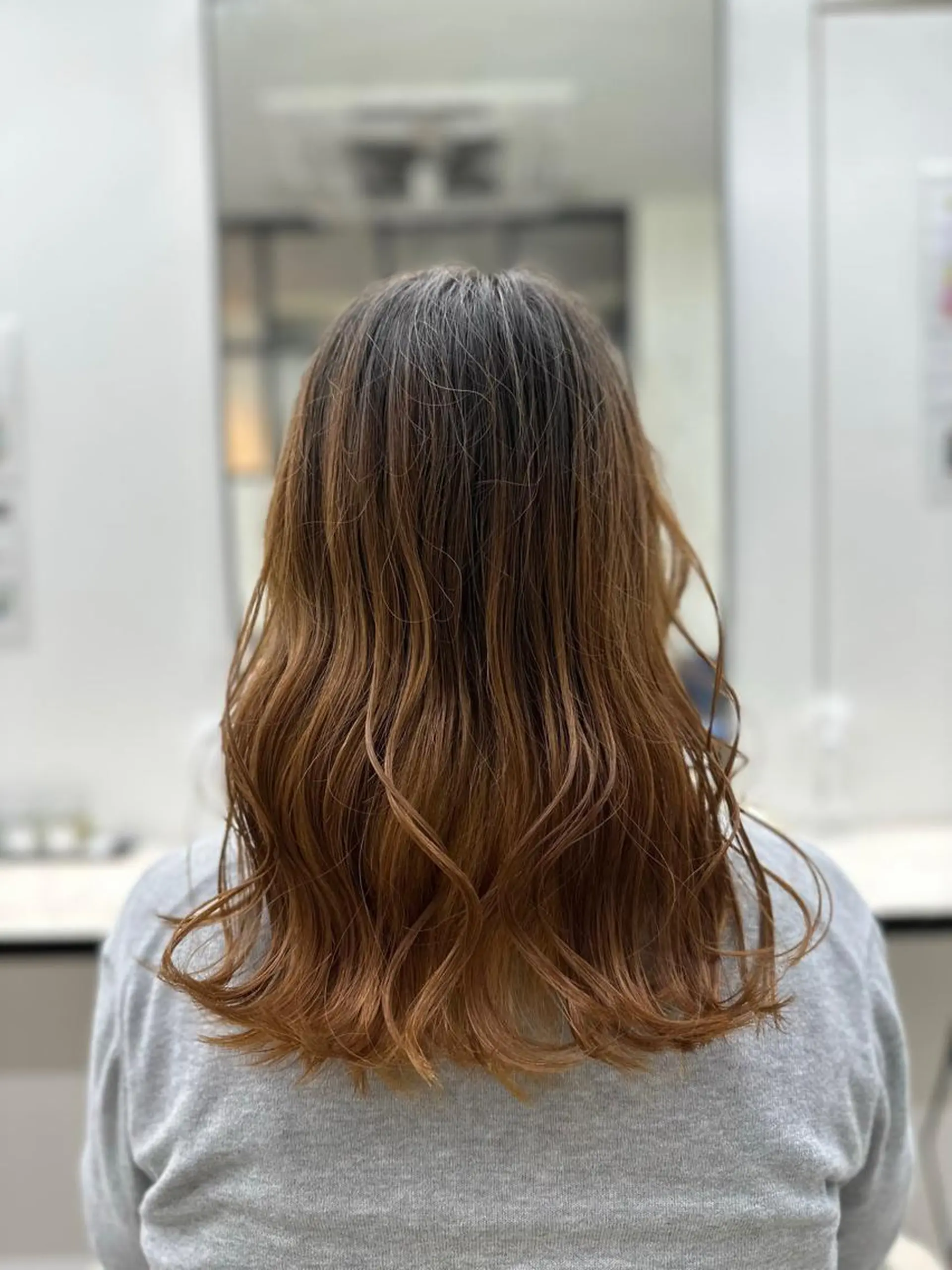 ロング カラー 似合わせ小顔カット 🌟神谷 ヨシタカのヘアスタイル