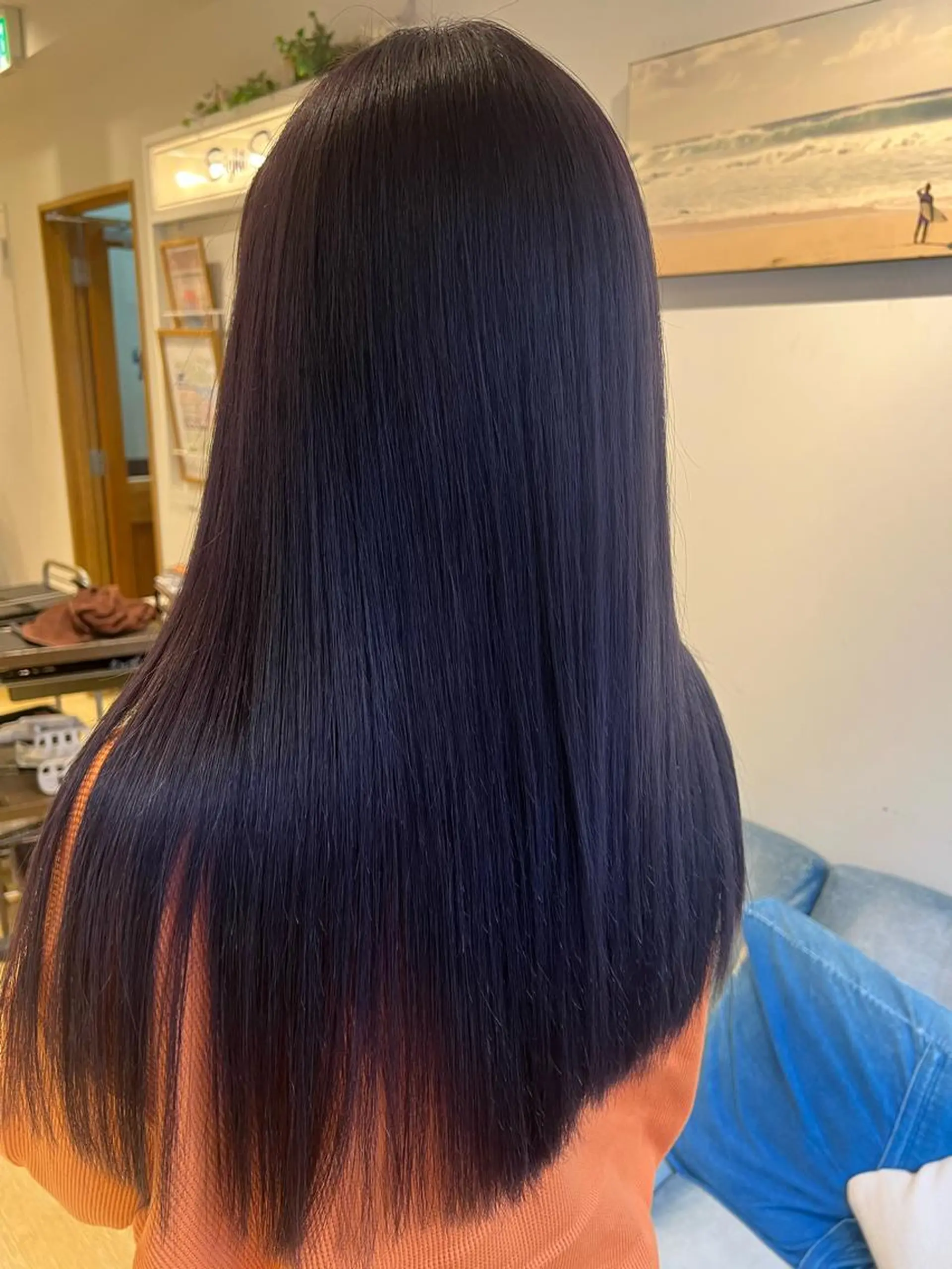 ロング ヘアカラー トリートメント 渋谷ハイトーン/ デザインカラー阿部のヘアスタイル