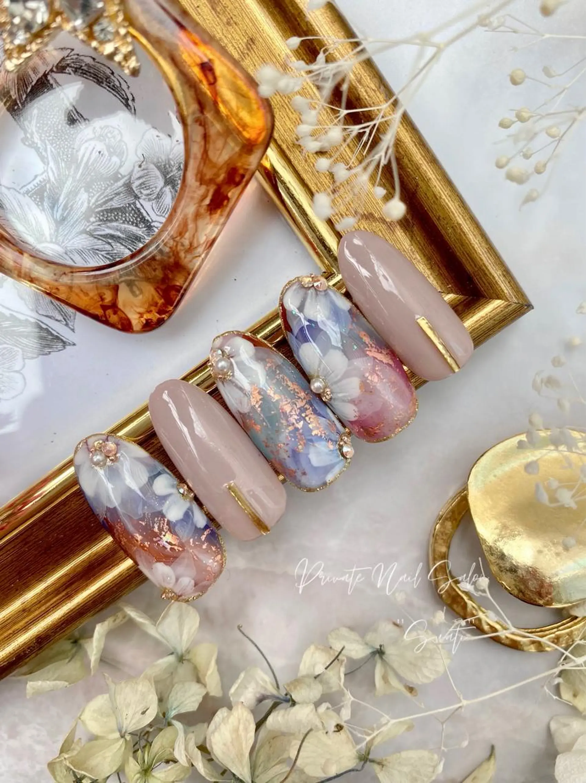 ネイル アートネイル オフィスネイル 冬ネイル yuko (ネイリスト)のネイルデザイン