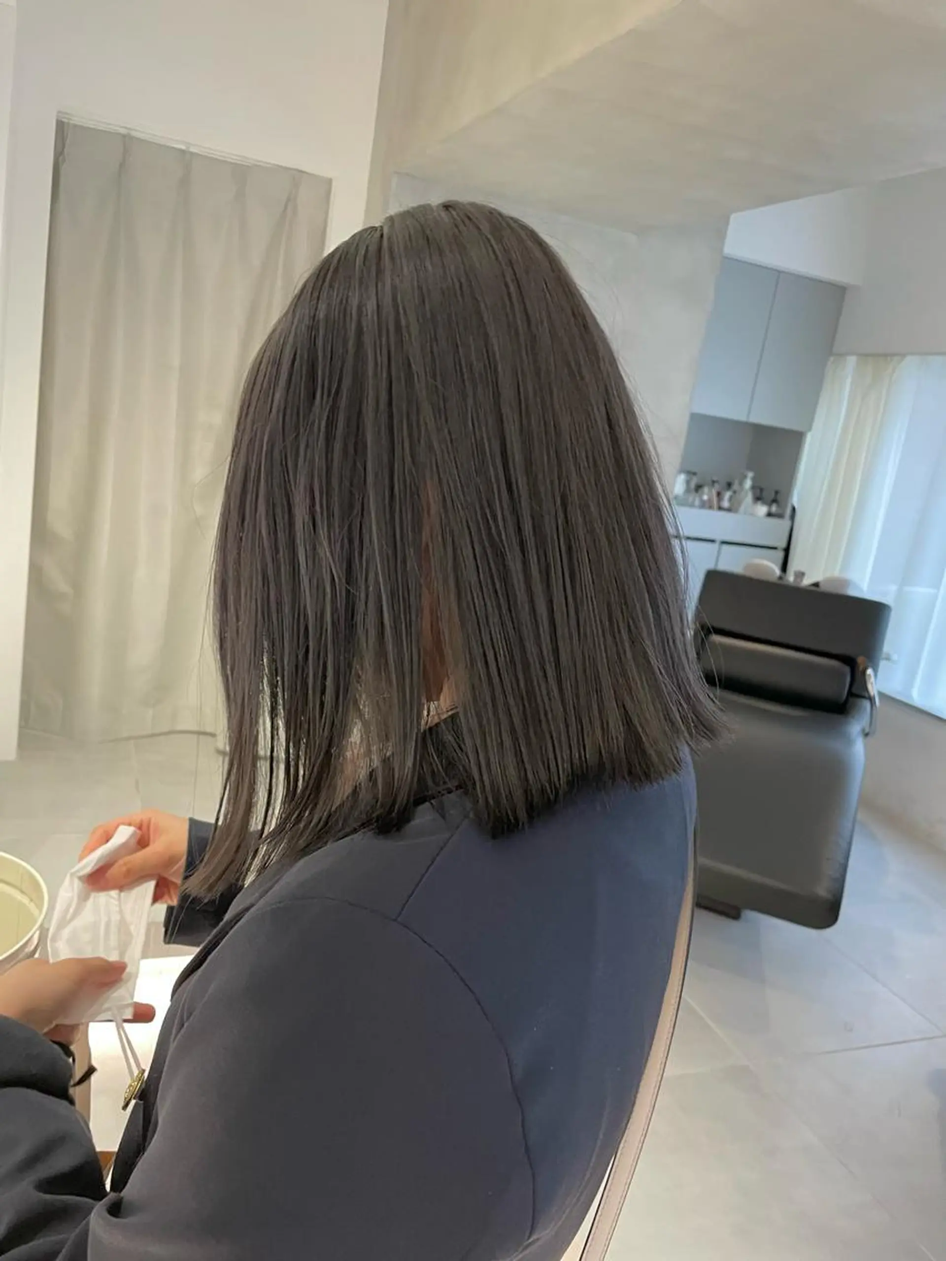 ミディアム カラー カット 縮毛矯正 🪞透けhair 🪞honokaのヘアスタイル