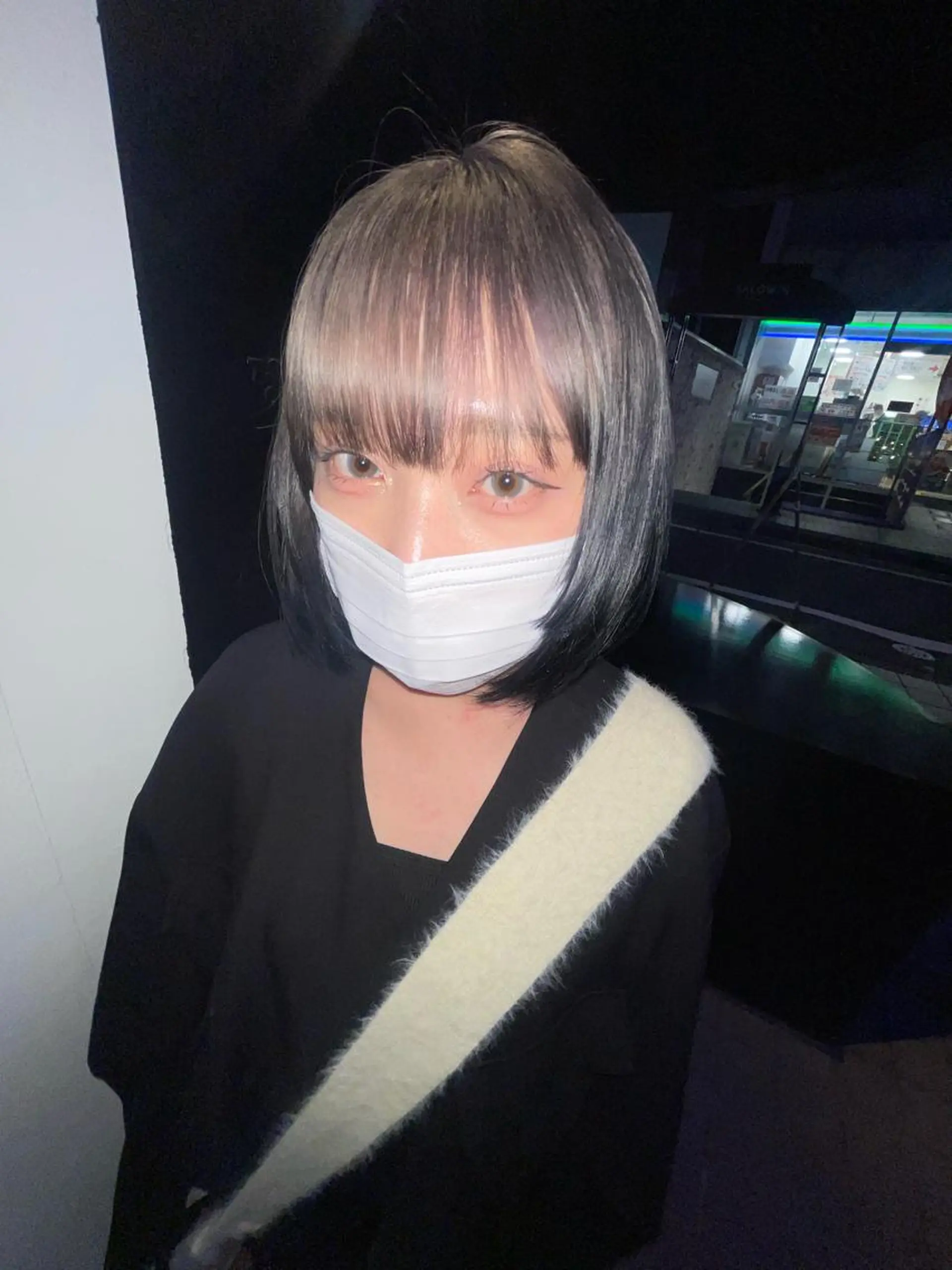 ミディアム カラー パーマ ヘアアレンジ ミディアムパーマ ツイストスパイラルパーマ バレイヤージュ ブリーチ ケアブリーチ ヘアカラー トリートメント スパイラルパーマ 🌐hina⭐️のヘアスタイル