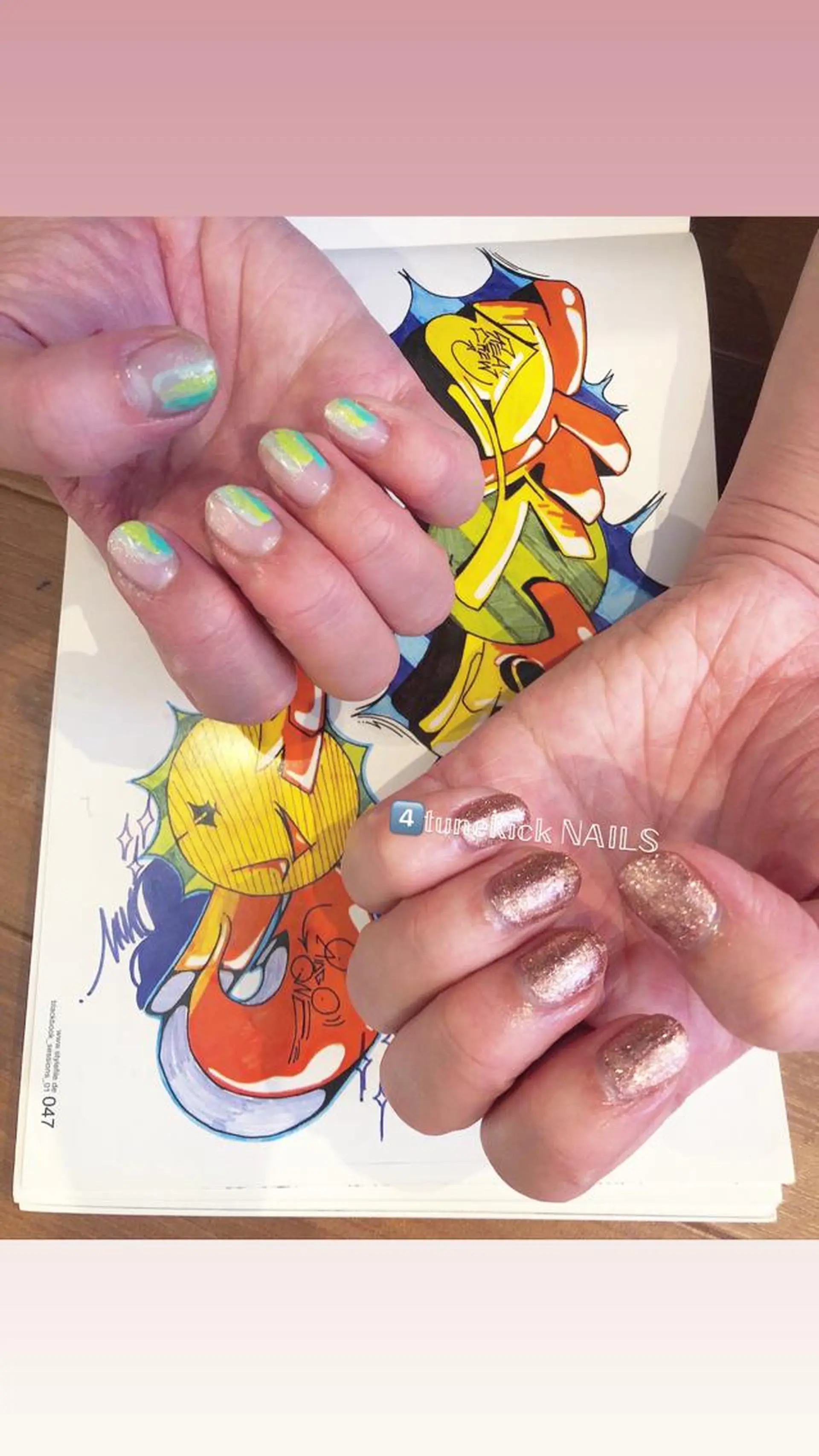 ネイル 4tunekick NAILS(フォーチュンキックネイルズ)所属・光森 淳子のネイルデザイン