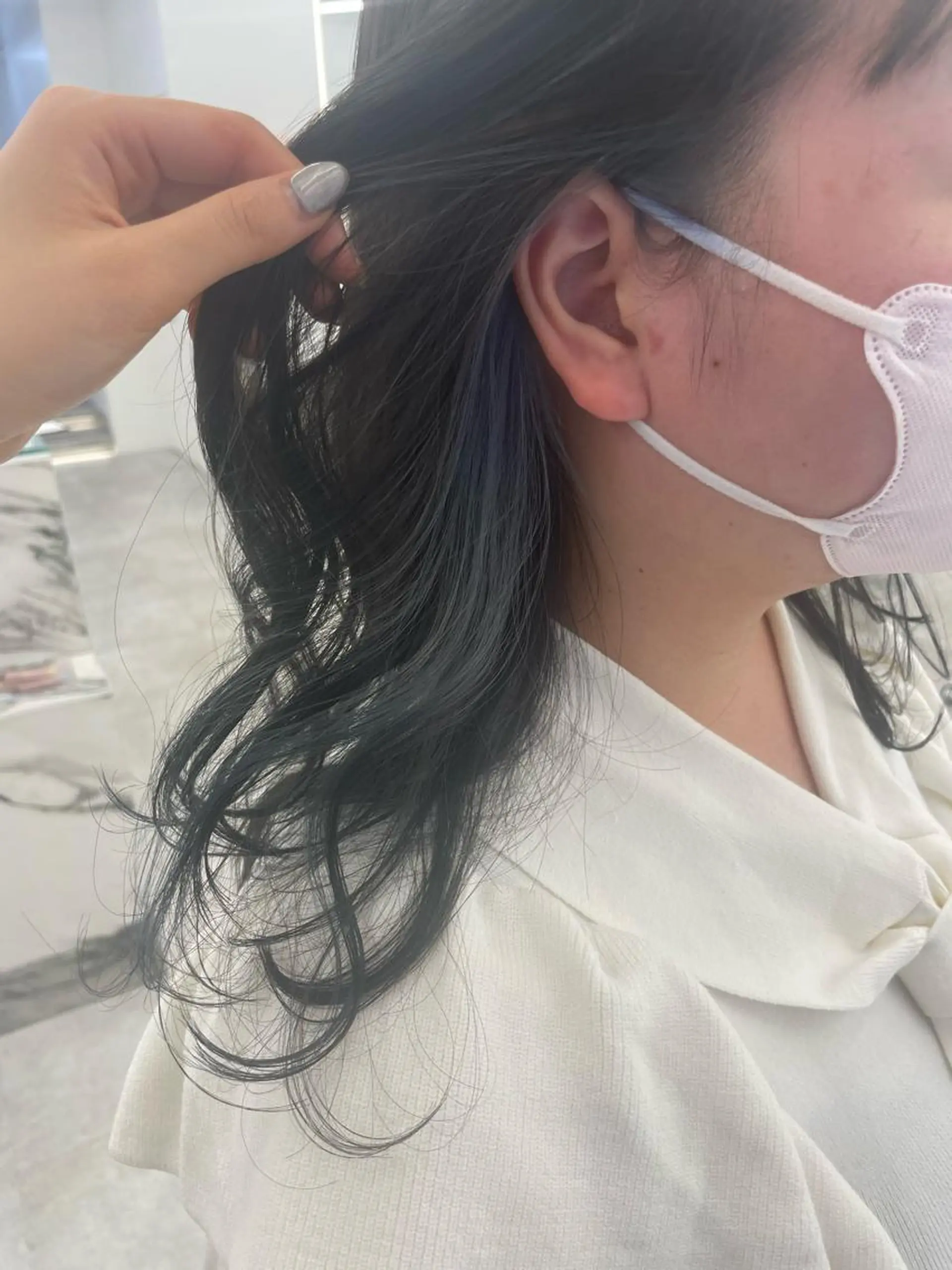 ミディアム カラー ヘアアレンジ カット ヘアカラー 【Sweep】おじま のぞみのヘアスタイル