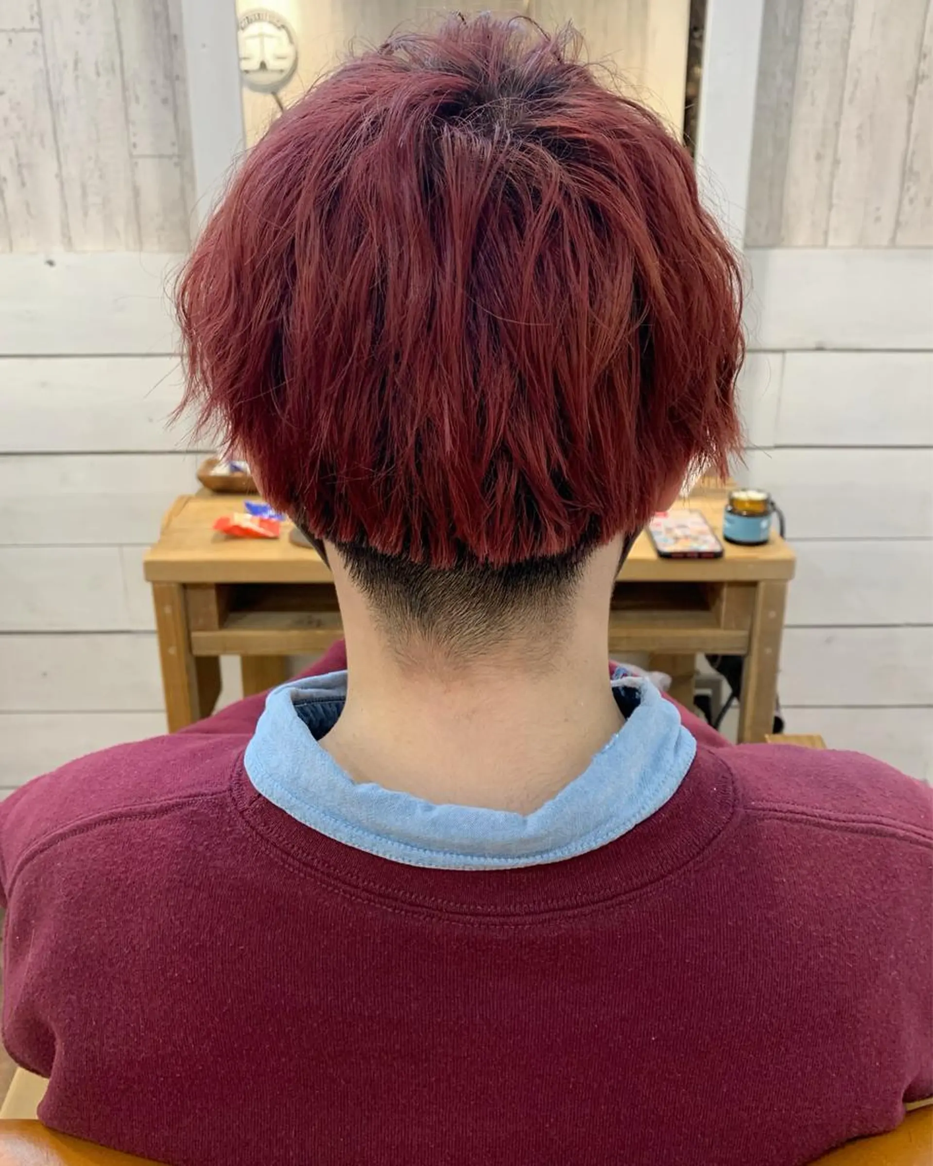 ショート カラー ダブルカラー イヤリングカラー ハイライトカラー イルミナカラー インナーカラー ダブルカラー　/ インナーカラーMiiのヘアスタイル