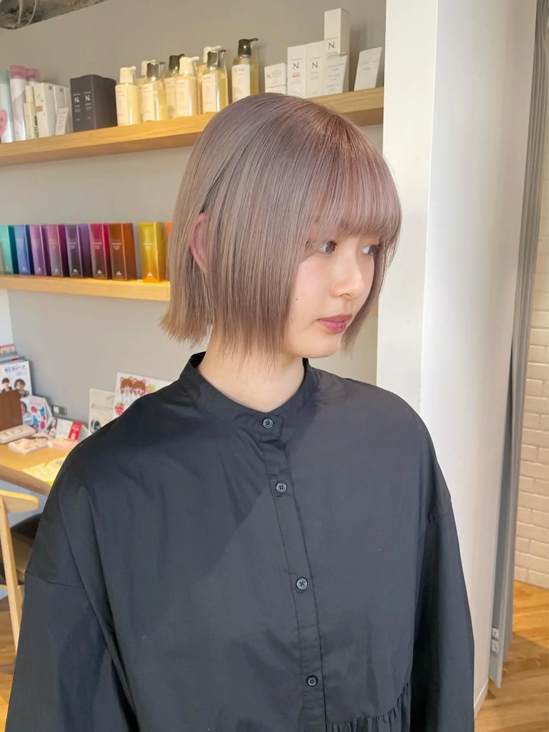 ショート カラー 杉村 未来のヘアスタイル