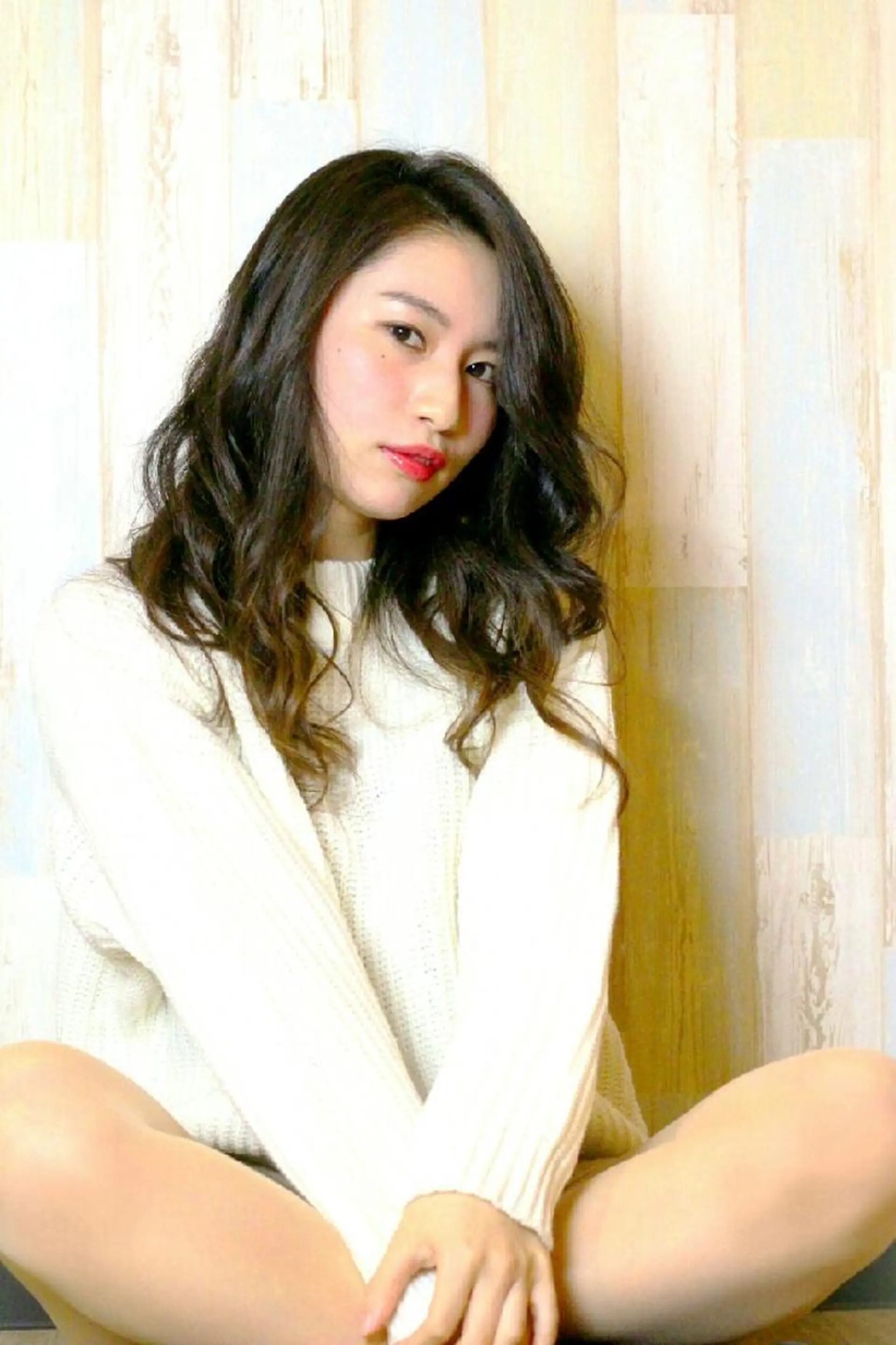 セミロング ロング カラー パーマ SAI hairgardenのヘアスタイル