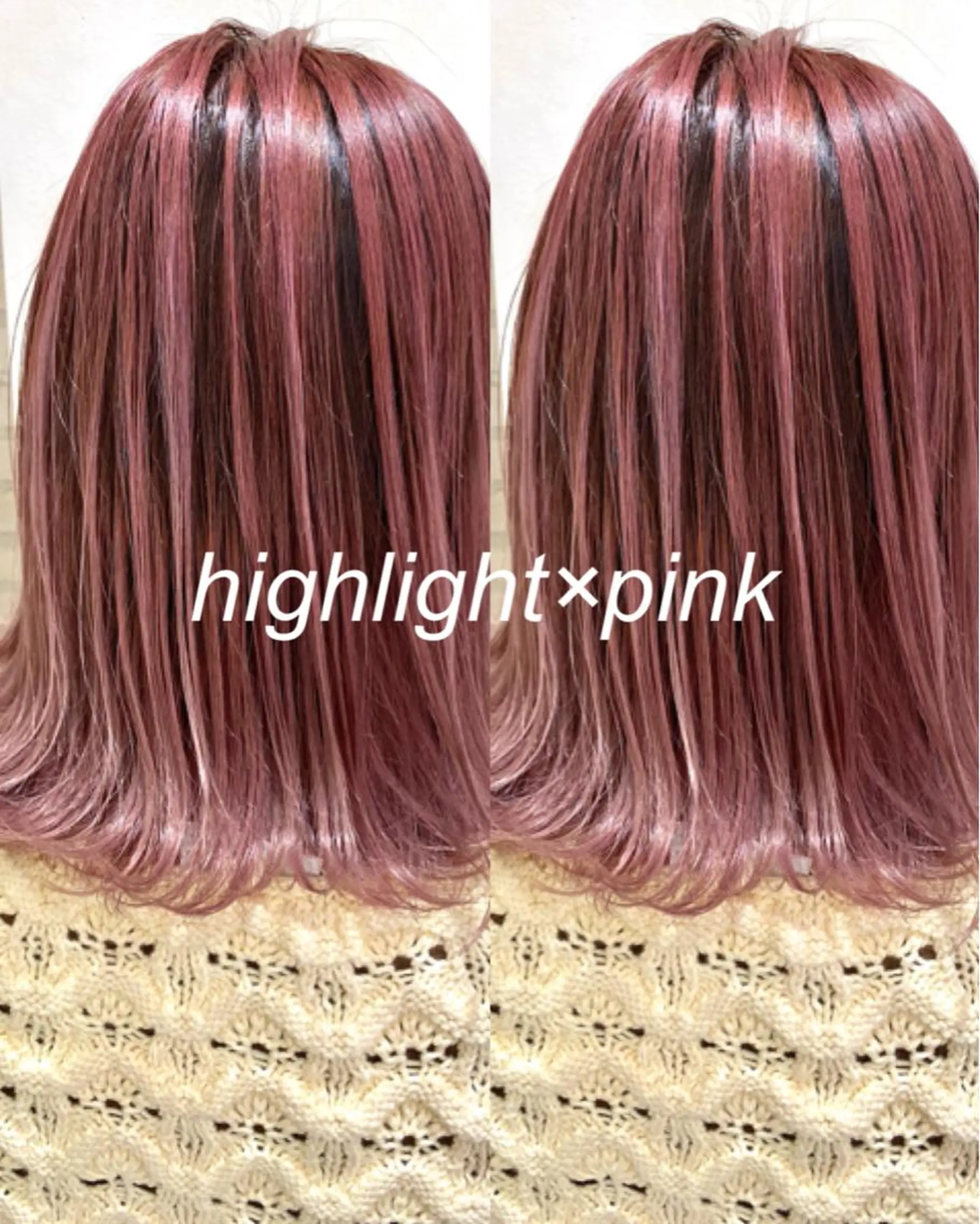 ミディアム カラー 横浜🍒ルーツカラー エクステ／RIEのヘアスタイル