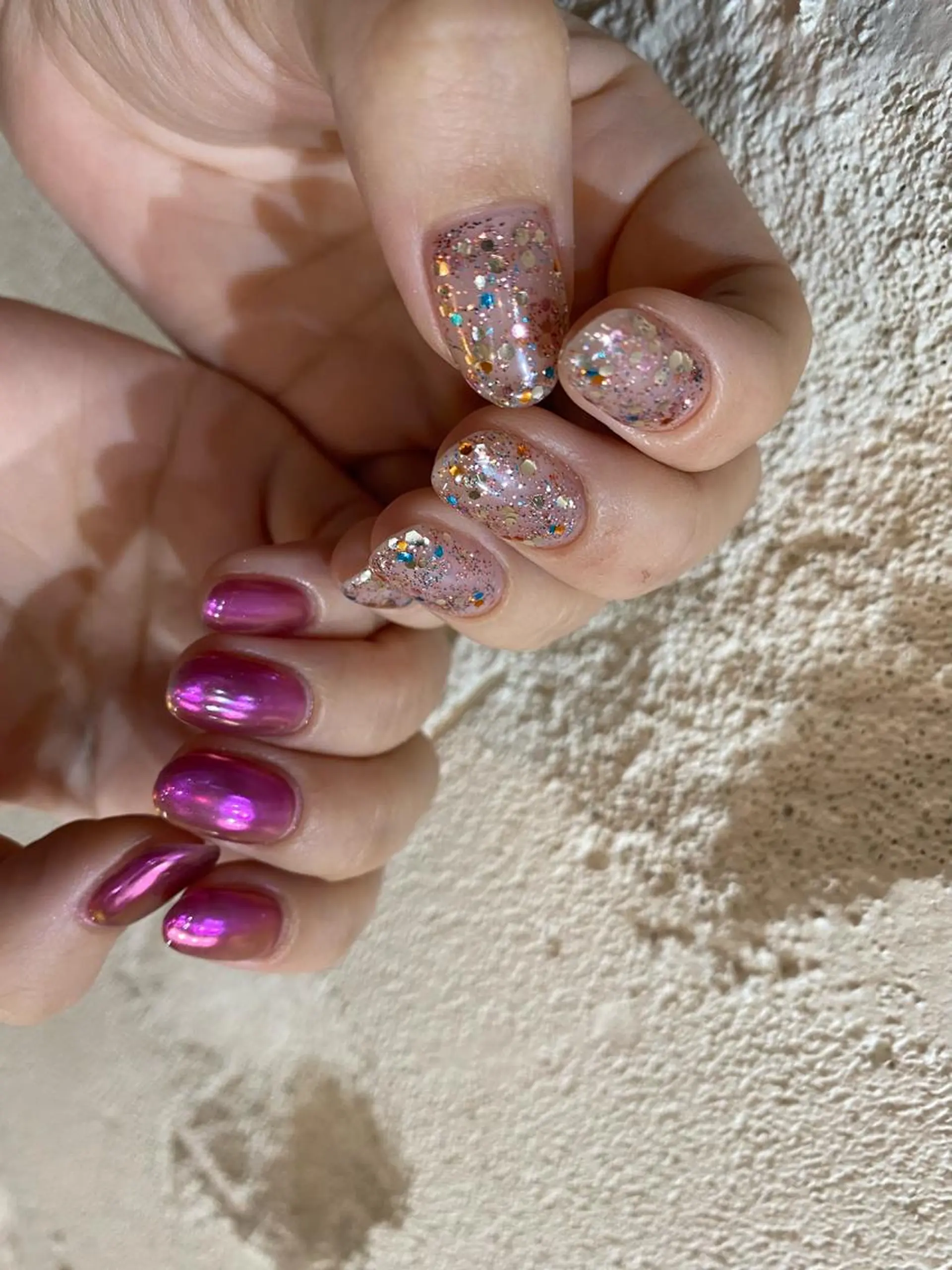 ネイル ラメ(グリッター) ハンドネイル nable.所属・栗林 実莉のネイルデザイン