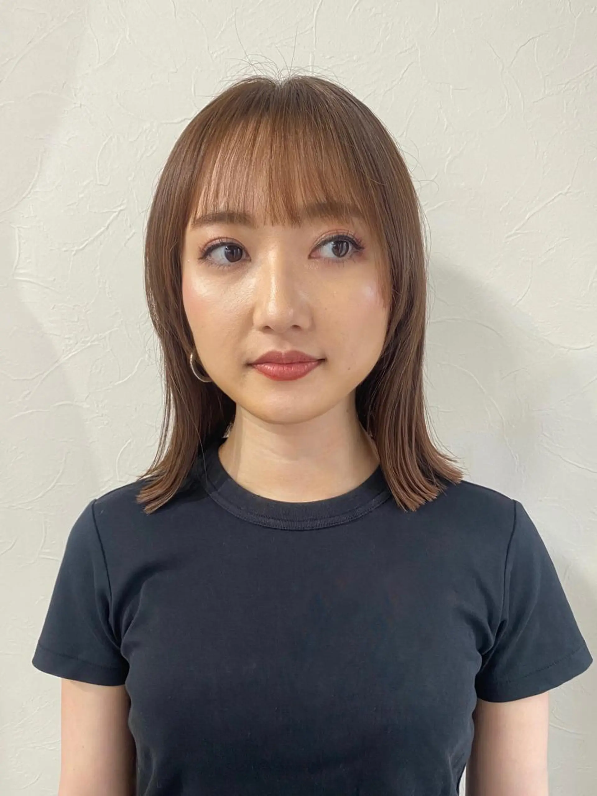 ミディアム カラー カット ヘアカラー les baladins du miroir所属・🍃YURI 🍃のヘアスタイル