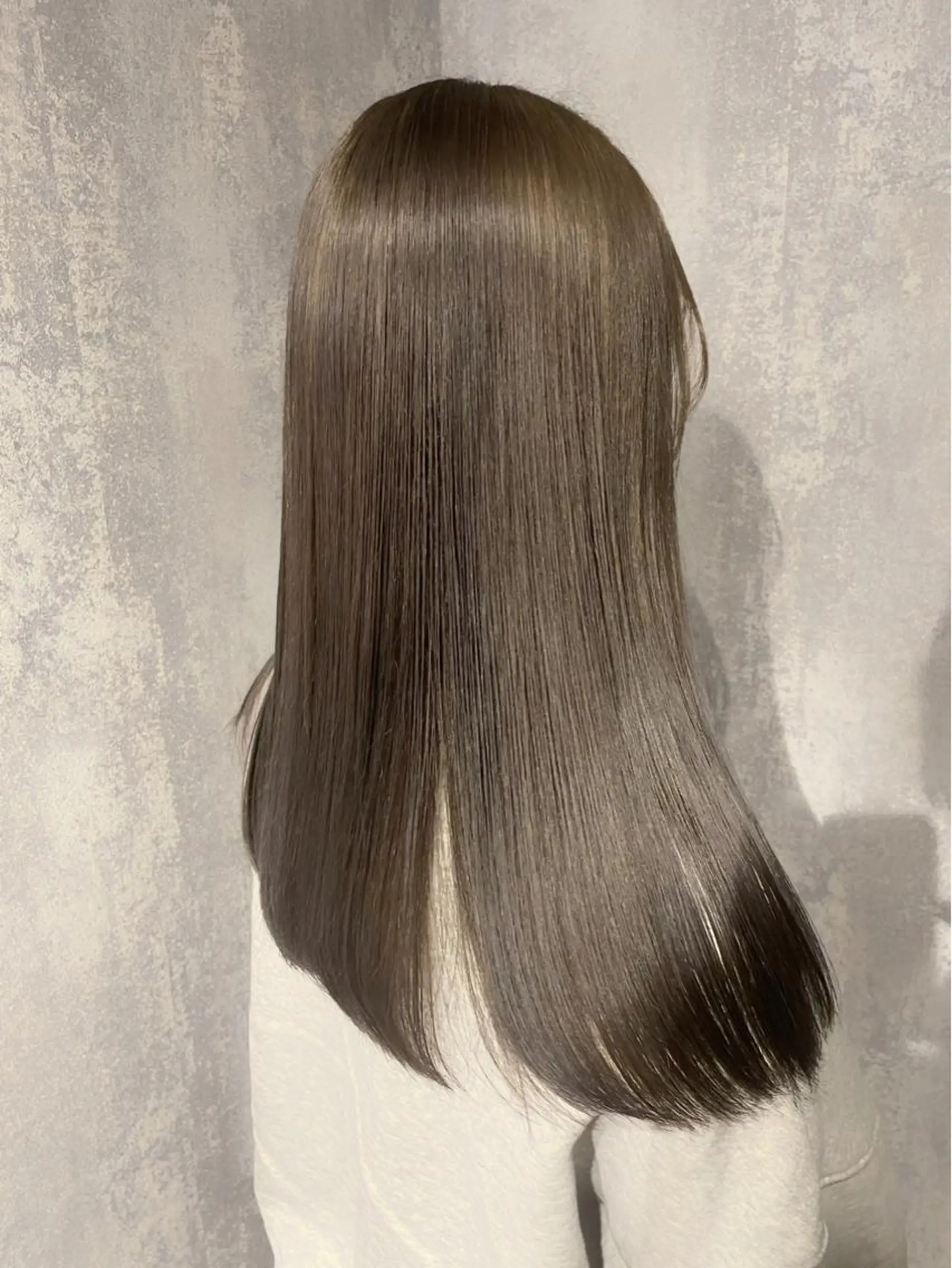 セミロング カラー 髪質改善 似合わせカット 縮毛矯正 杉野🫧美髪🫧 Zina博多店長のヘアスタイル