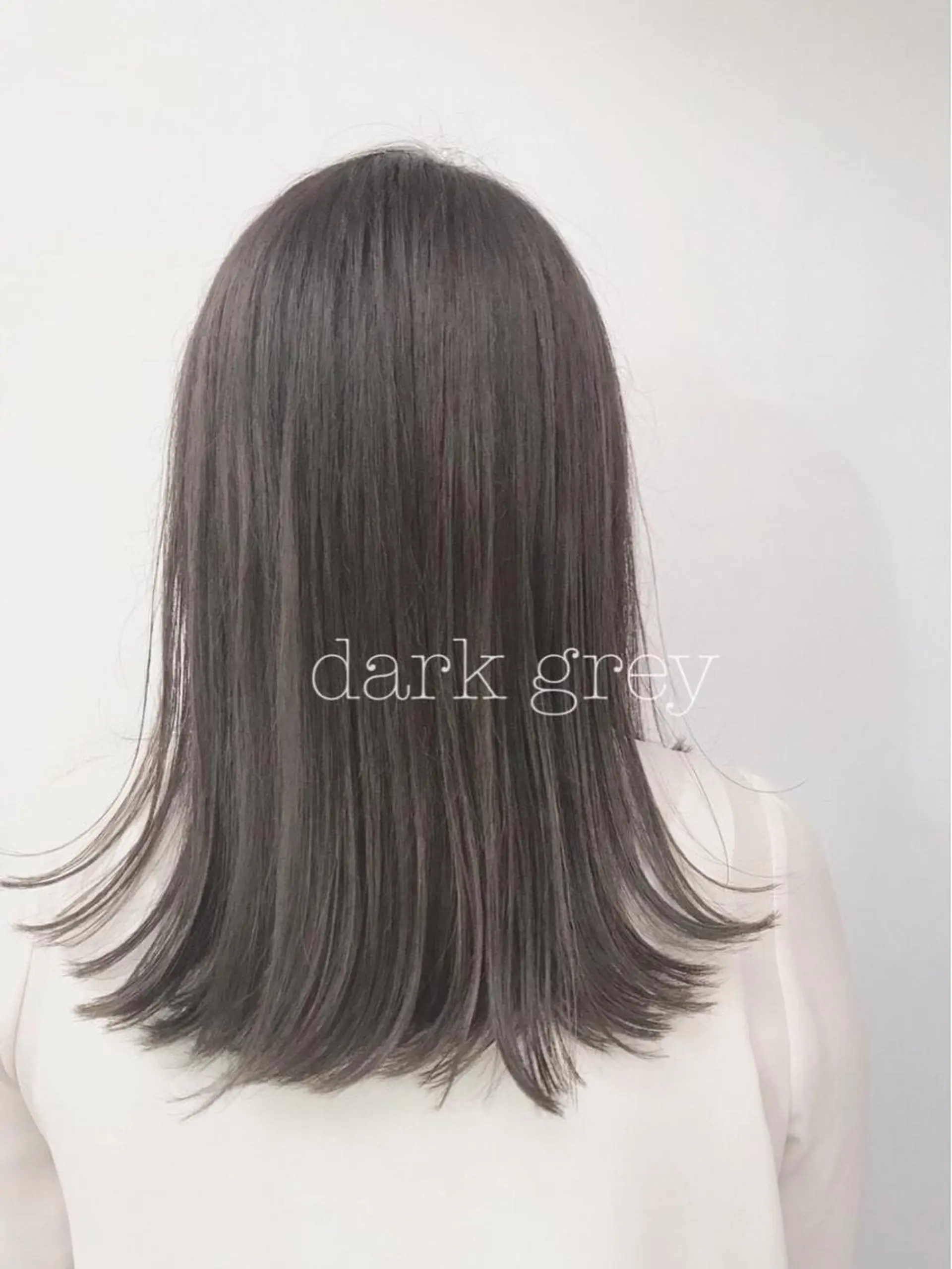 ミディアム カラー ぱつっとボブ/ 小野あかねのその他イメージ