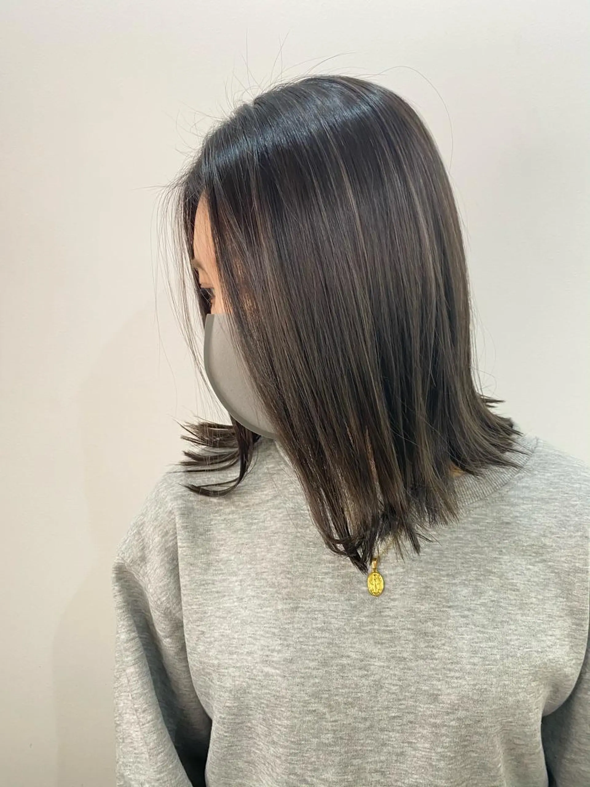 ミディアム カラー ヘアカラー トリートメント opus 店長大和 レイヤー/赤み消しのヘアスタイル