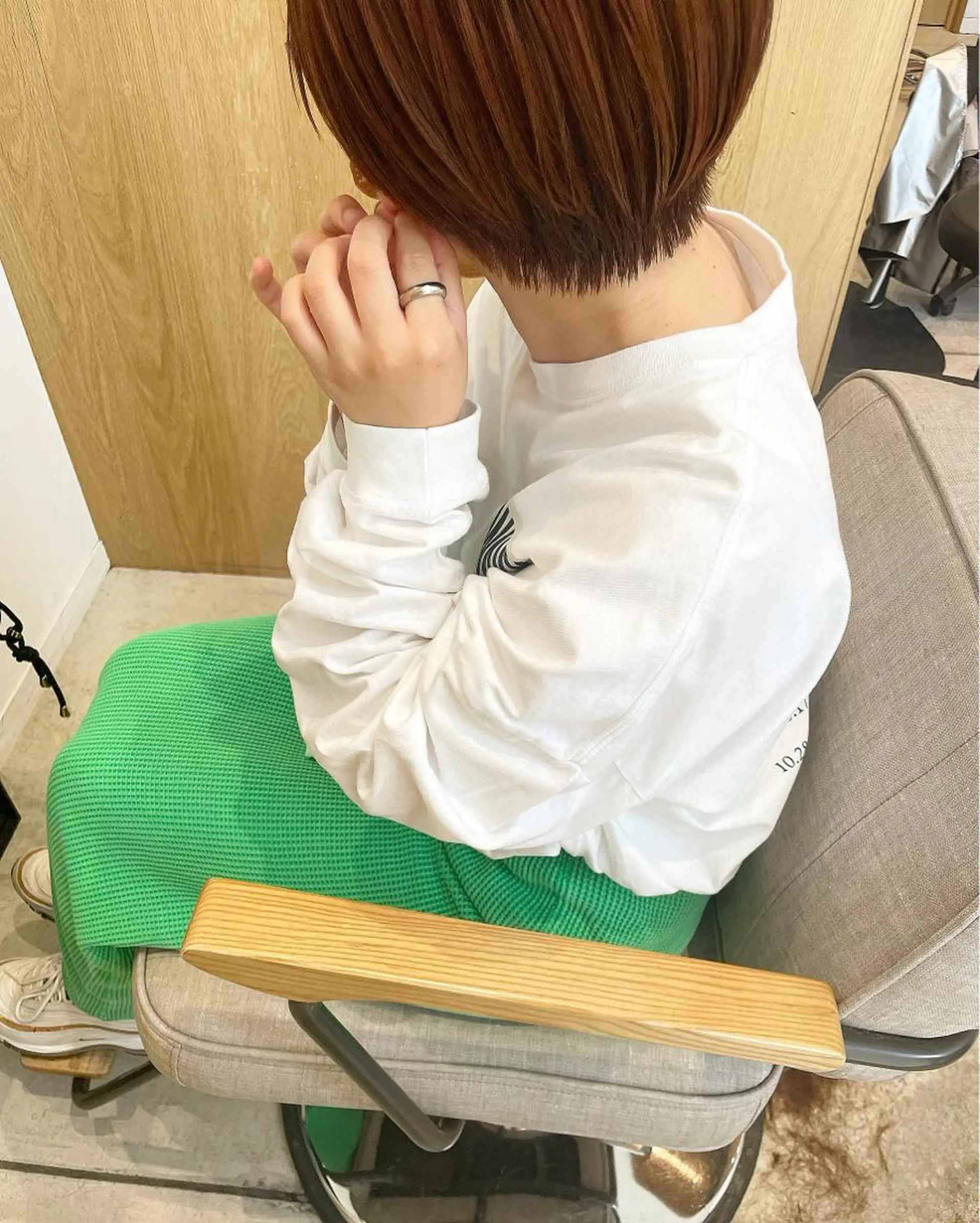 ショート カット ヘアカラー トリートメント 東京の技術を 京都で✂︎🕊️💖のヘアスタイル