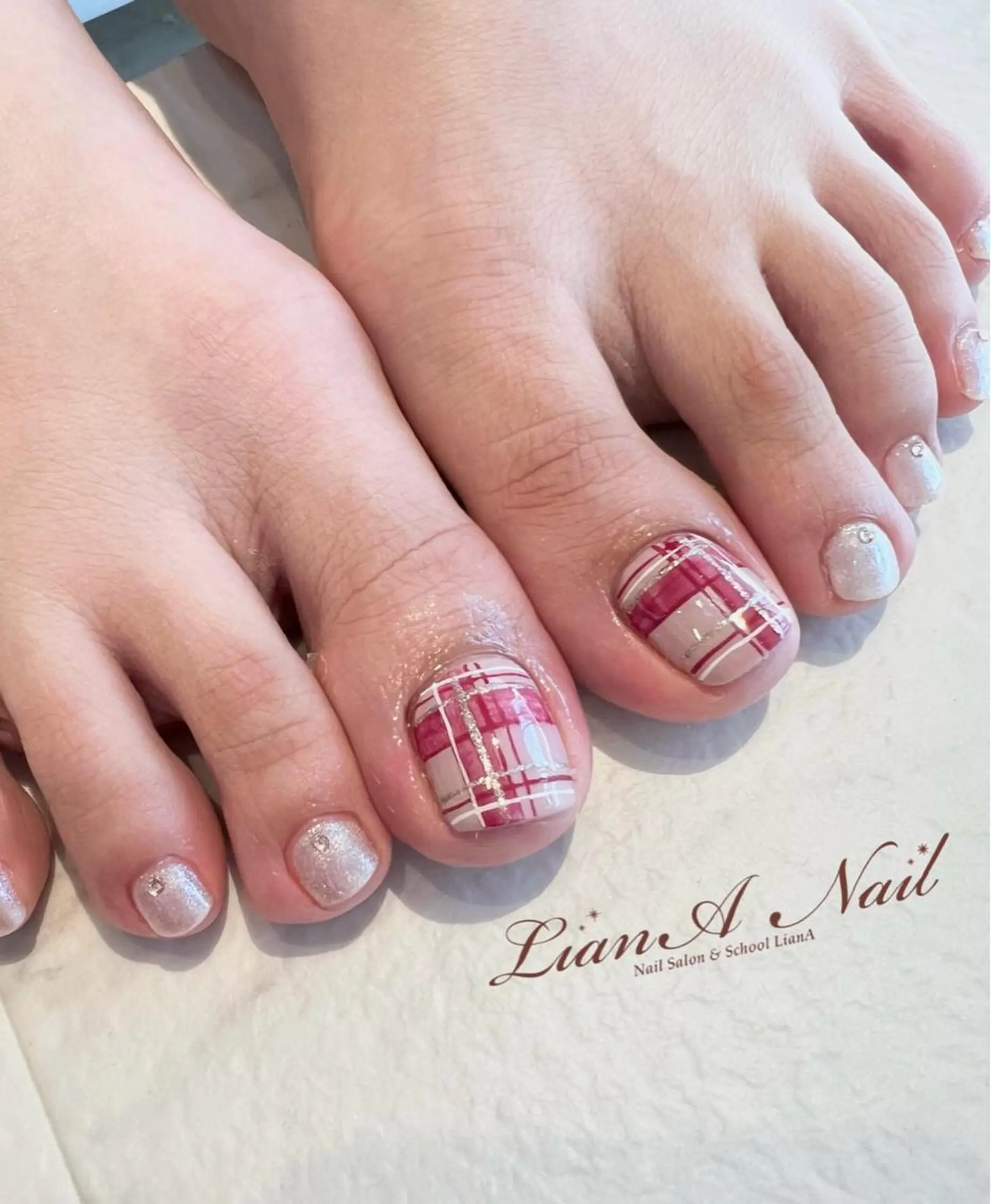 ネイル フットネイル LianA Nail rinaのネイルデザイン