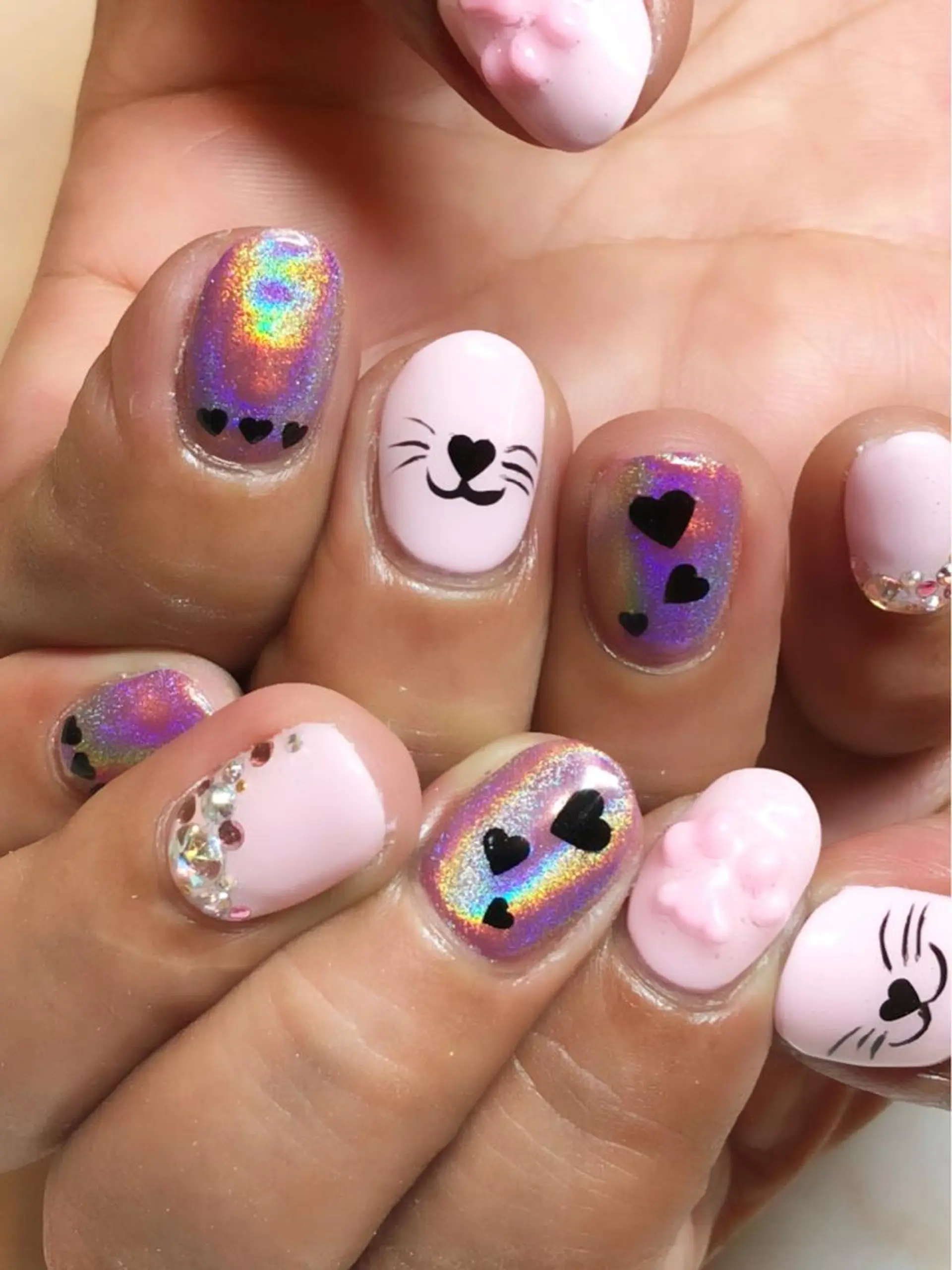 ネイル アートネイル クリアネイル ぷっくりネイル KIREIE NAILSのネイルデザイン