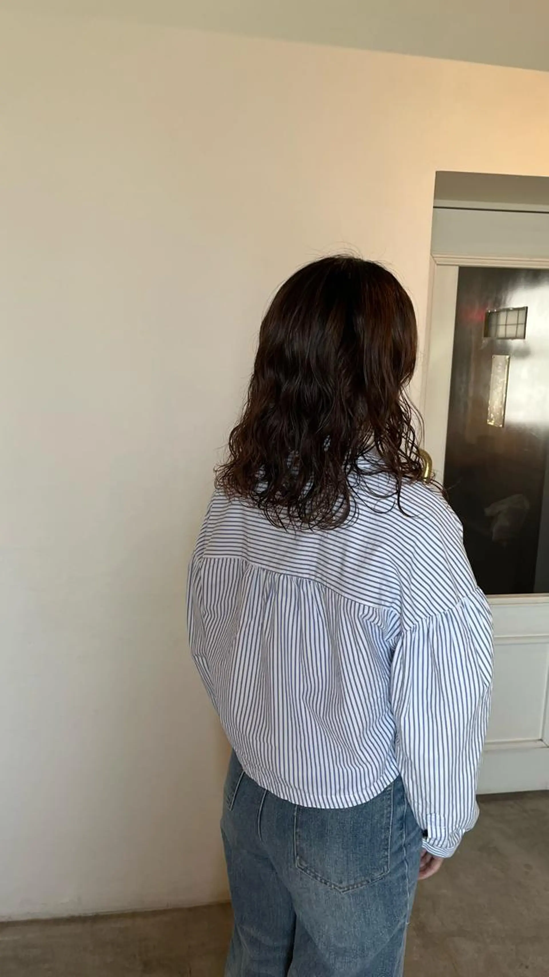 セミロング パーマ セミロングパーマ カット パーマ トリートメント 前川 華恋 / room3のヘアスタイル