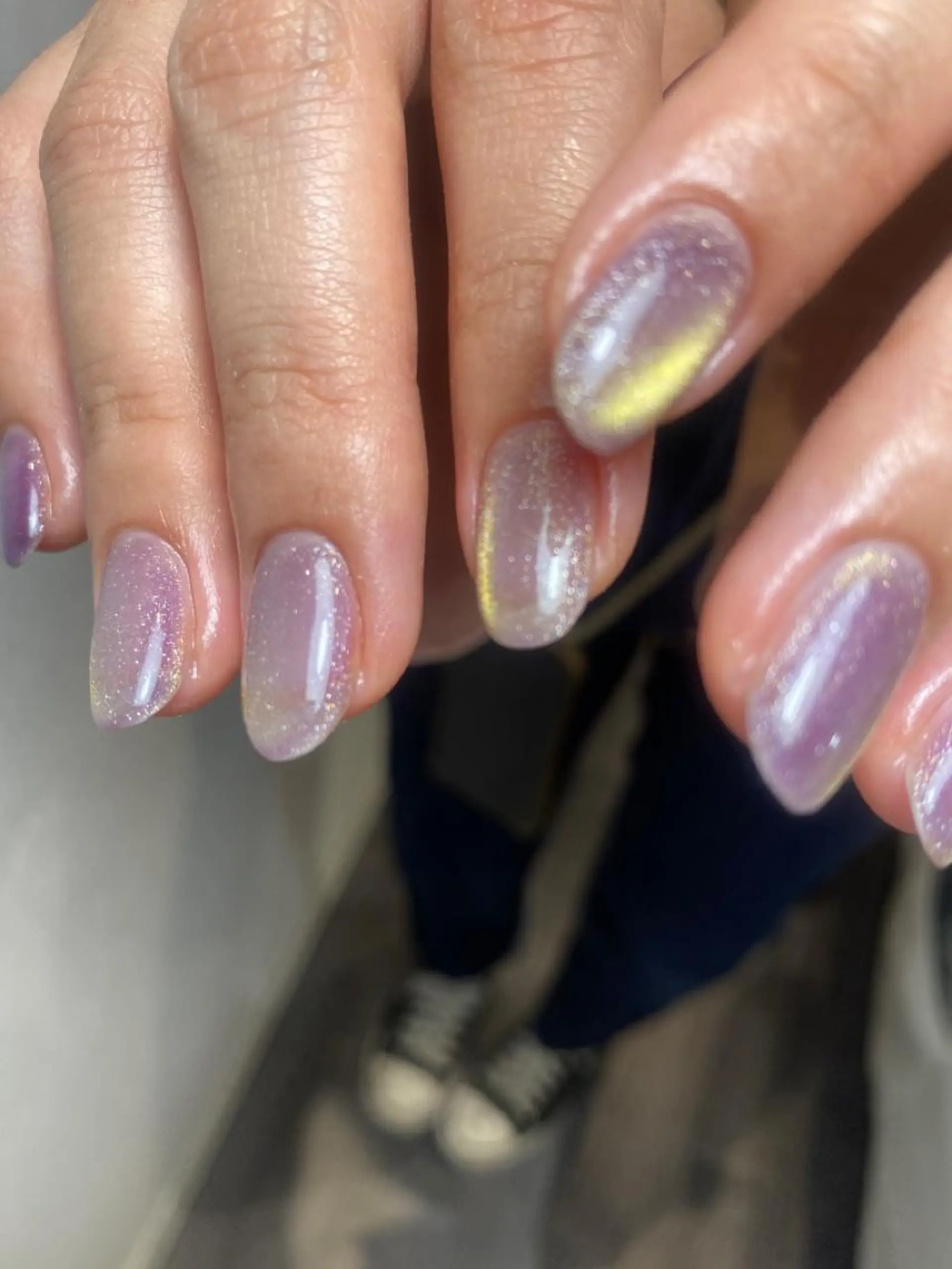 ネイル マグネットネイル ハンドネイル NINEnami ニュアンスネイルのネイルデザイン