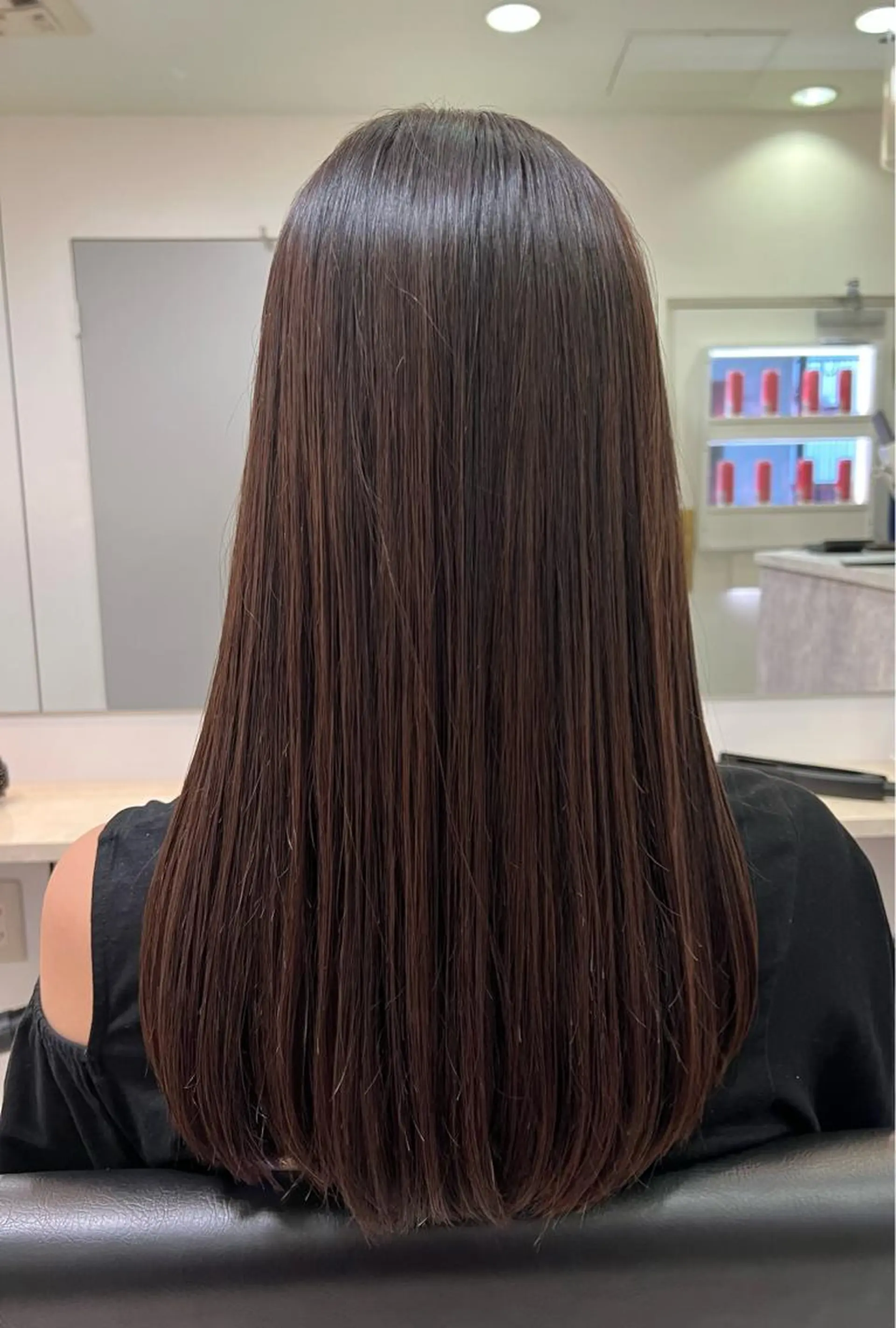 ロング カット 縮毛矯正 トリートメント 🤍美髪×艶カラー RYOKO🤍のヘアスタイル