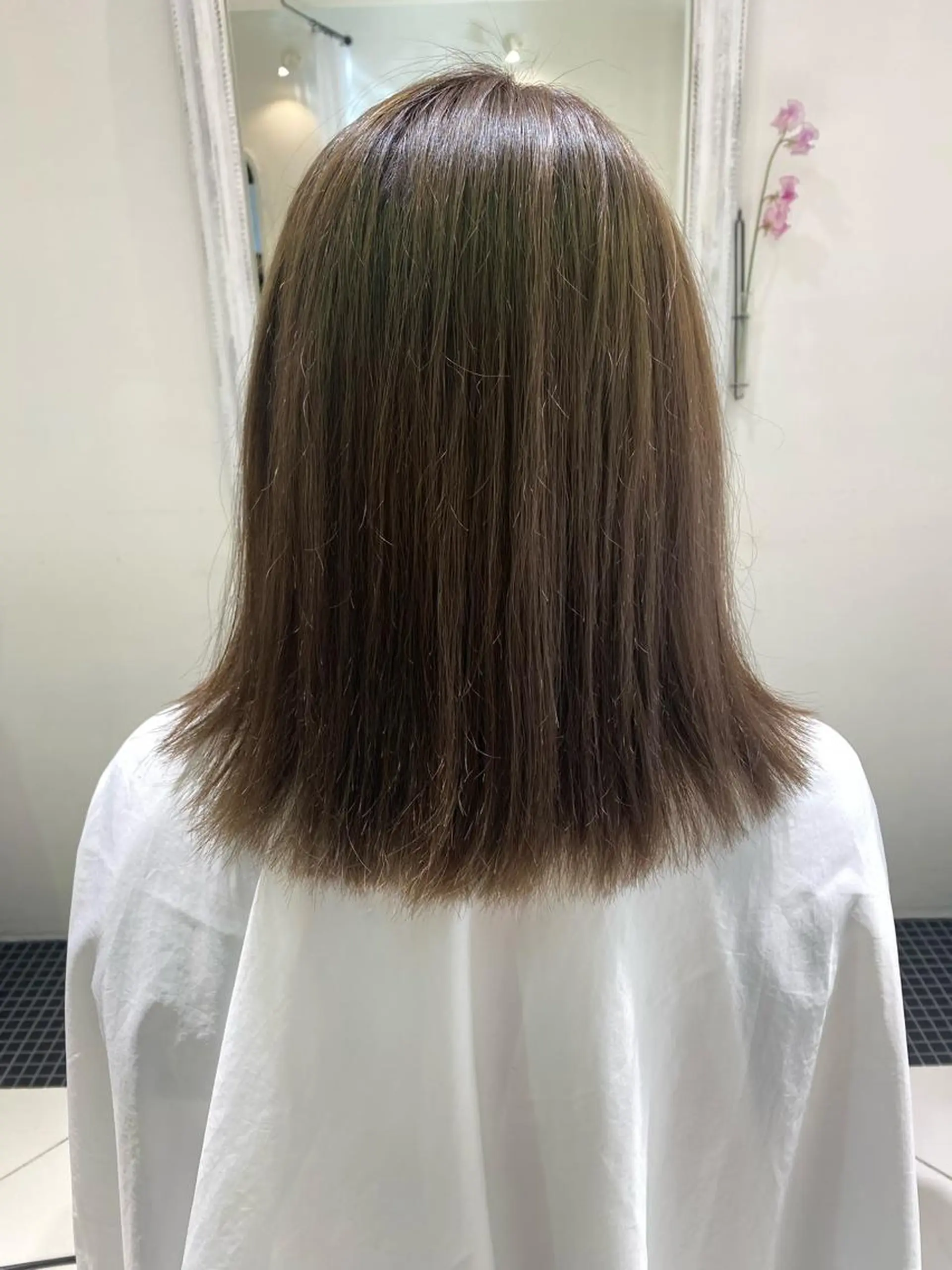 ミディアム カラー ヘアカラー ducha所属・DUCHA Tomida naoのヘアスタイル