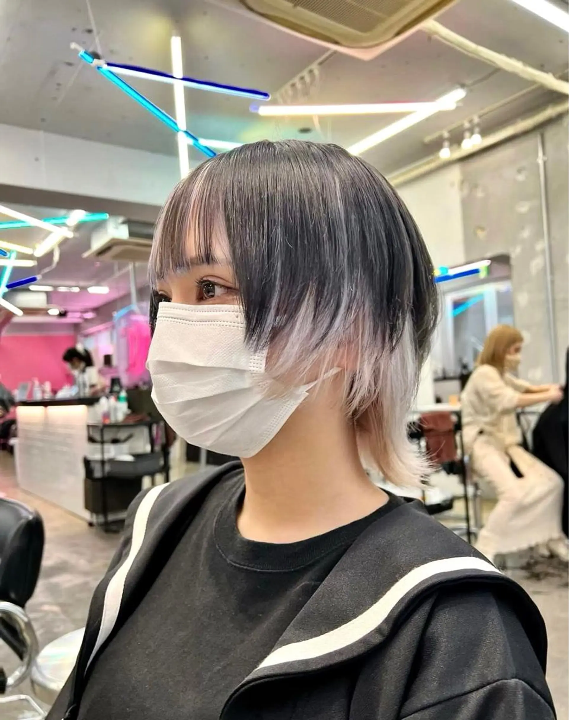 ショート カラー ヘアアレンジ カット ヘアカラー トリートメント ヘアセット 🐺ウルフの神🐺 /カラー/けいすけのヘアスタイル