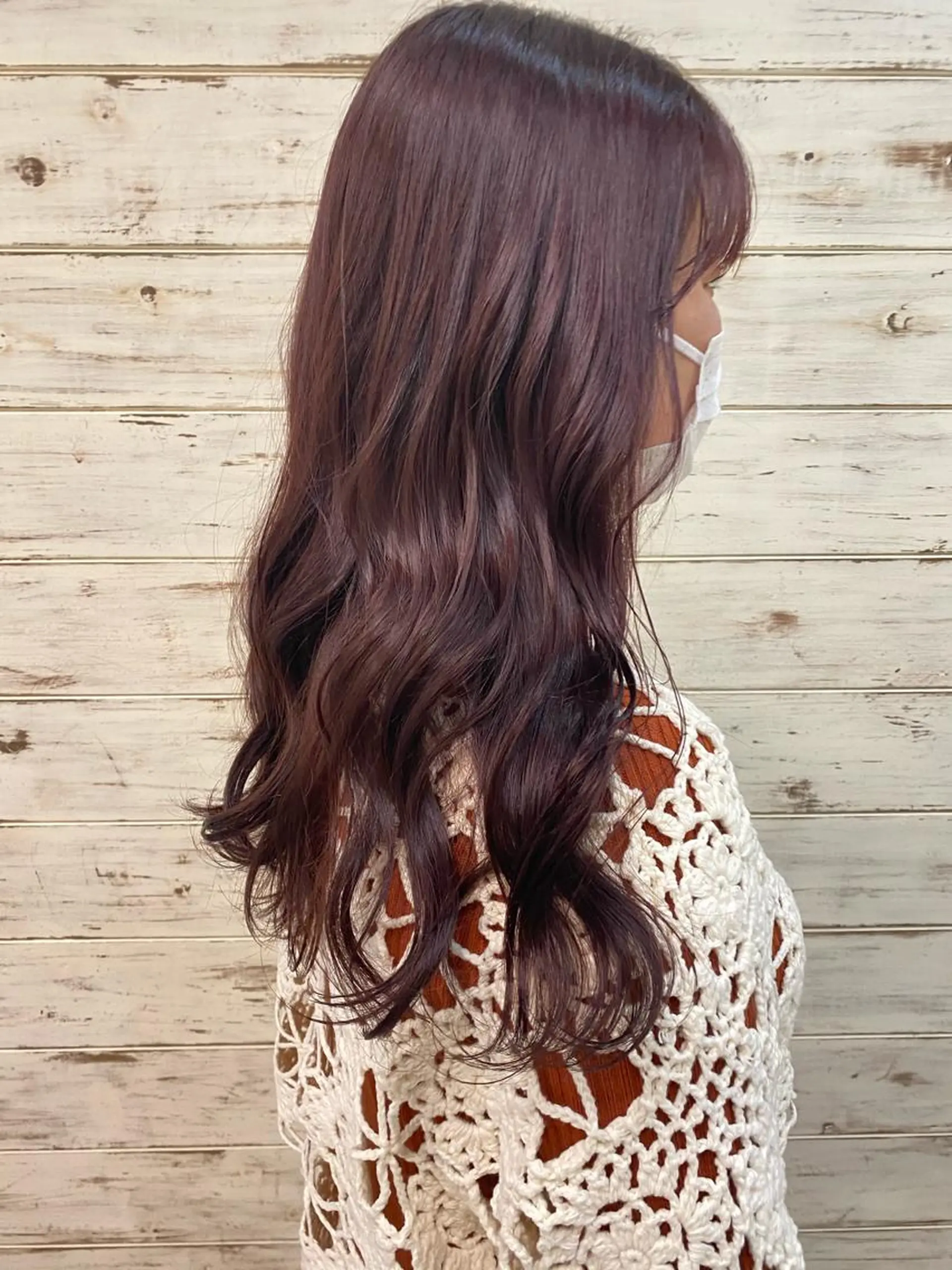 ロング カラー ブリーチ ブリーチなしカラー ピンクカラー ピンクパープル パープルカラー ｲﾁｶﾜ ﾐｵ/ minim hairのヘアスタイル