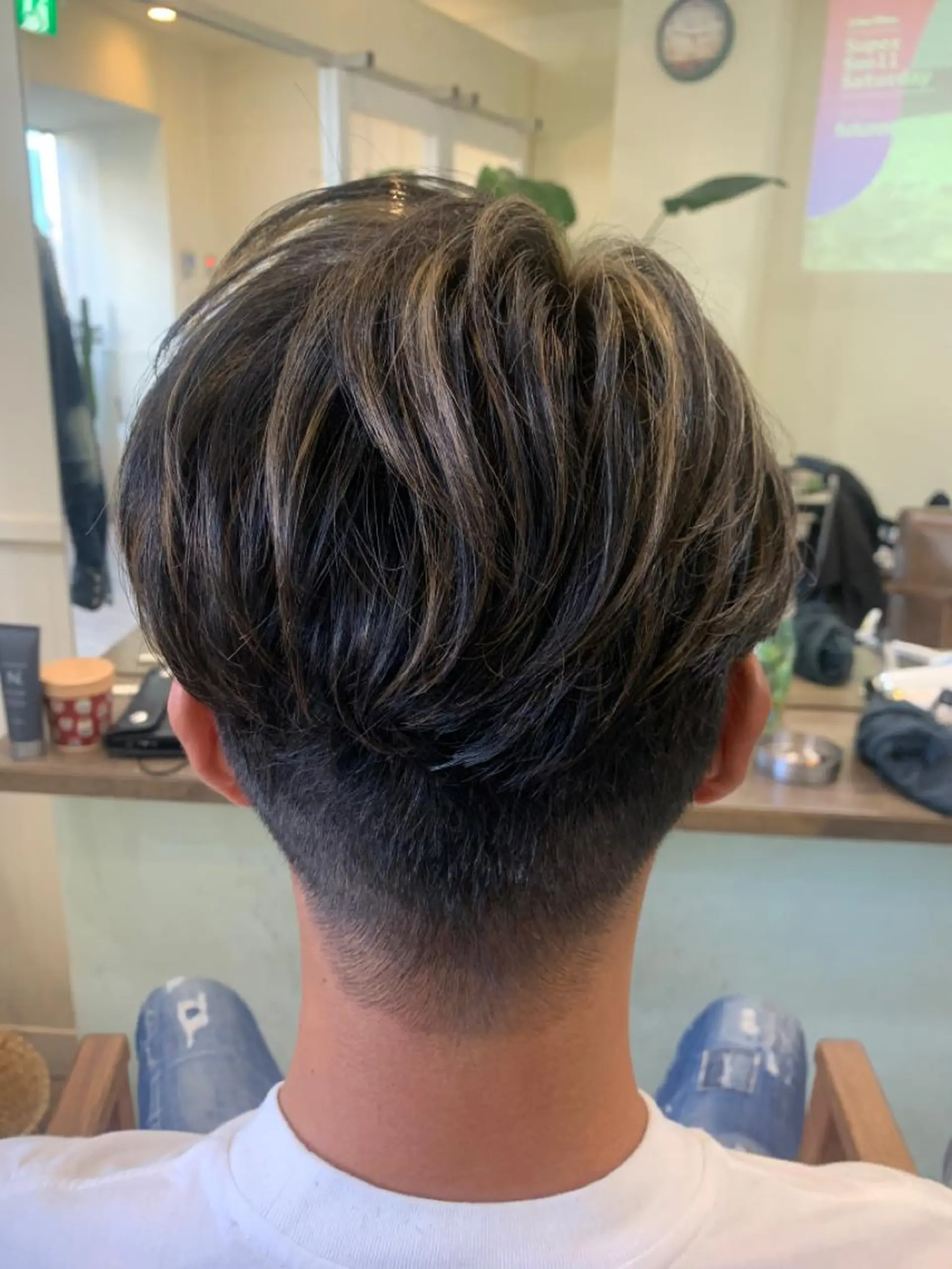 ショート カラー メンズ 鶴見 和美のヘアスタイル