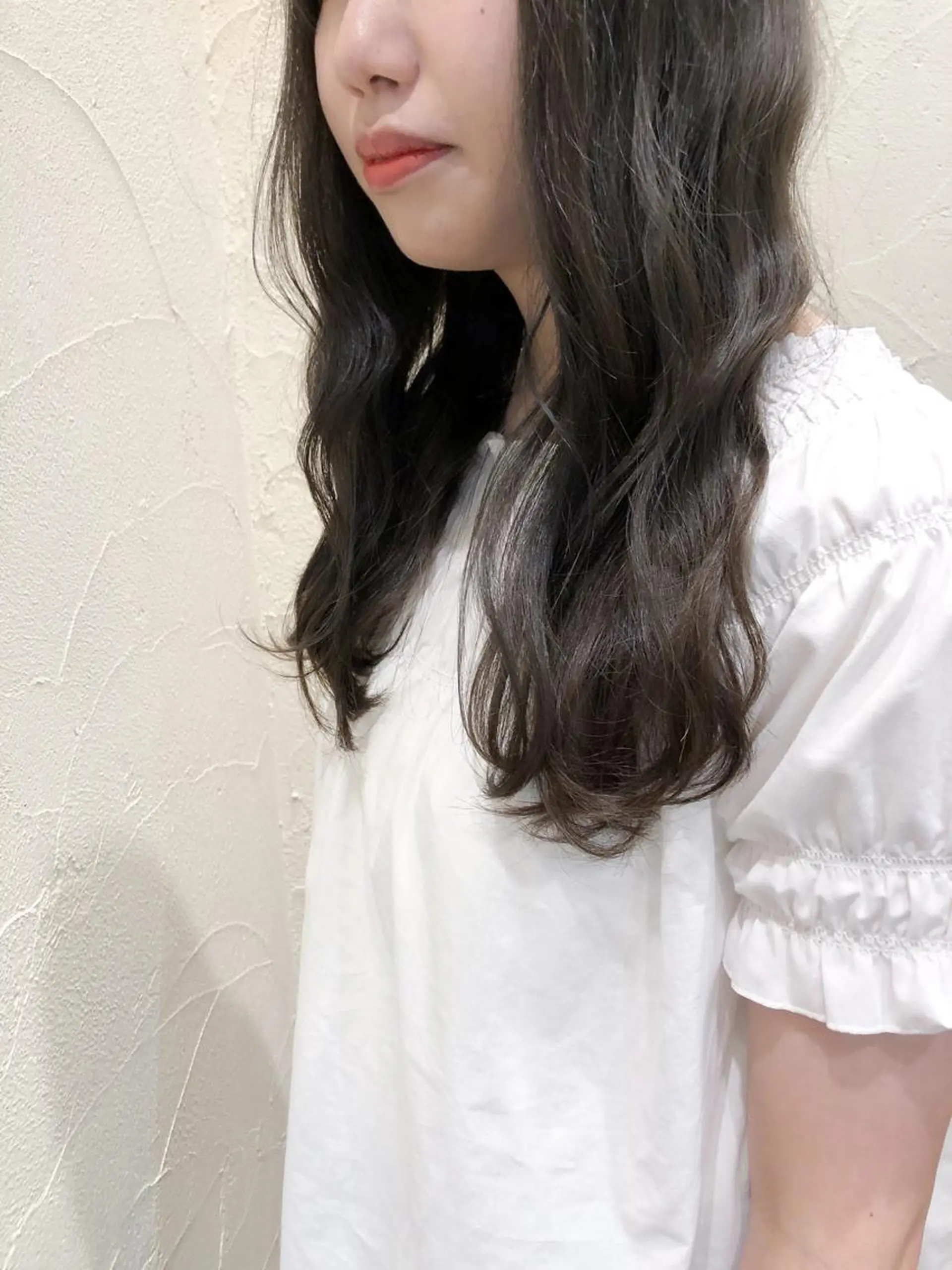 ロング カラー ブリーチ グレージュ ブリーチなしカラー 💙31日限定 💙金井悠華💙のヘアスタイル