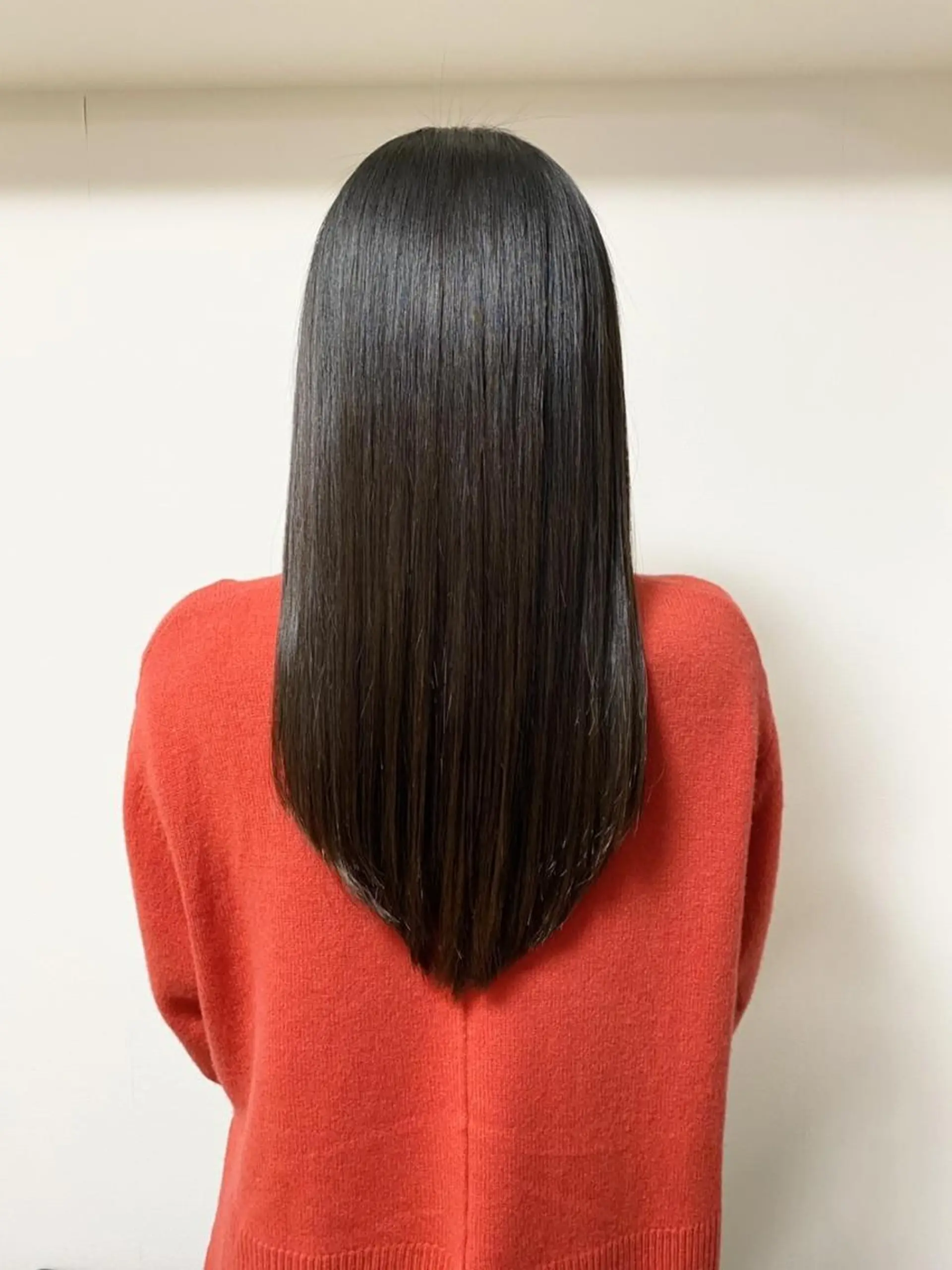 ロング カット 縮毛矯正 トリートメント 高尾 勝利のヘアスタイル