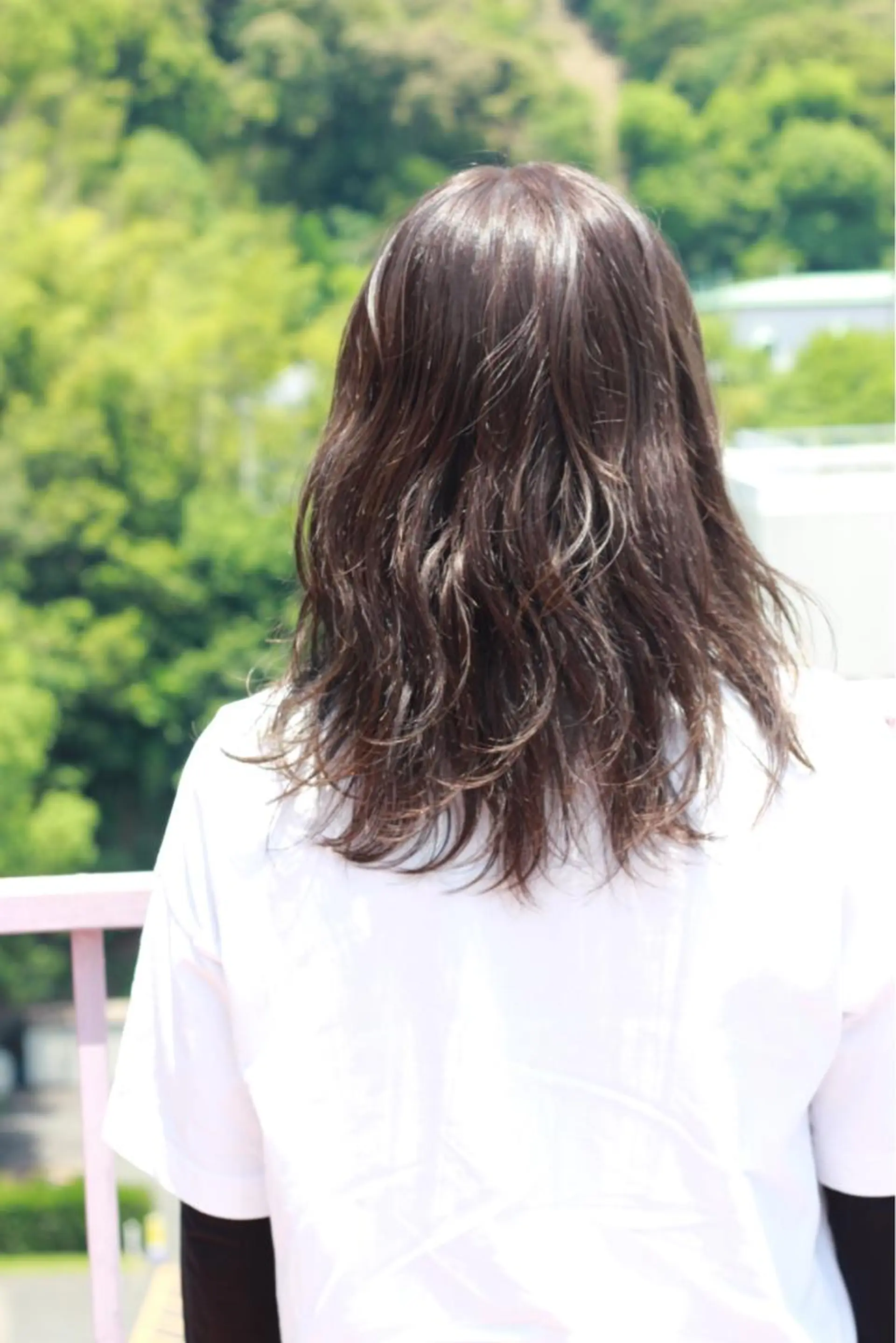 ミディアム カラー ブルーカラー ブルージュ ヘアカラー Viage （ビアージュ）のヘアスタイル