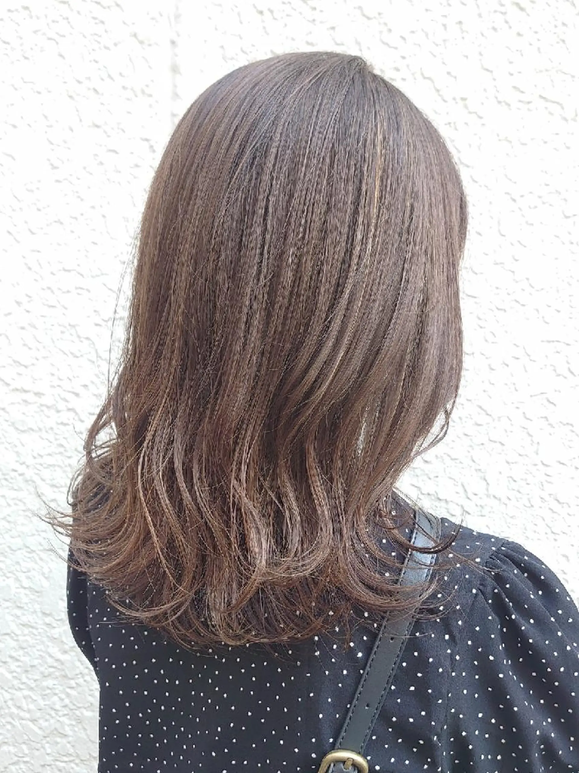 ミディアム カット ヘアカラー ✨ブリーチなし透明感 カラー✨ゆりかのヘアスタイル